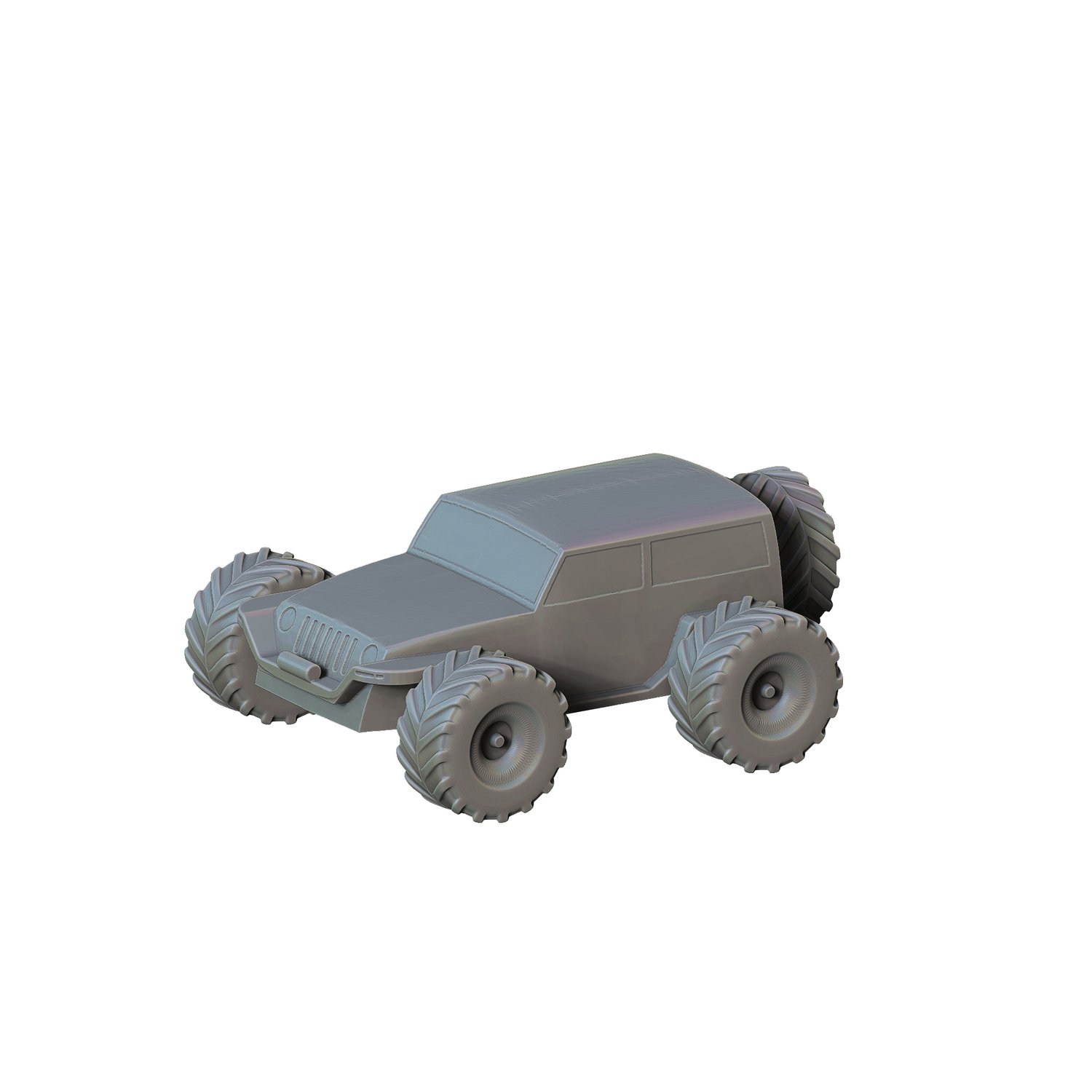 3dp Miniatures, N2 Kids playing with RC cars