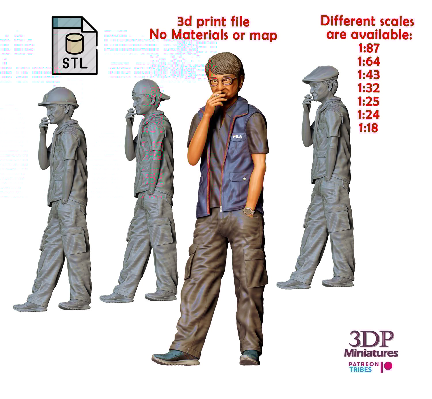 3dp Miniatures, Smokey Nagata