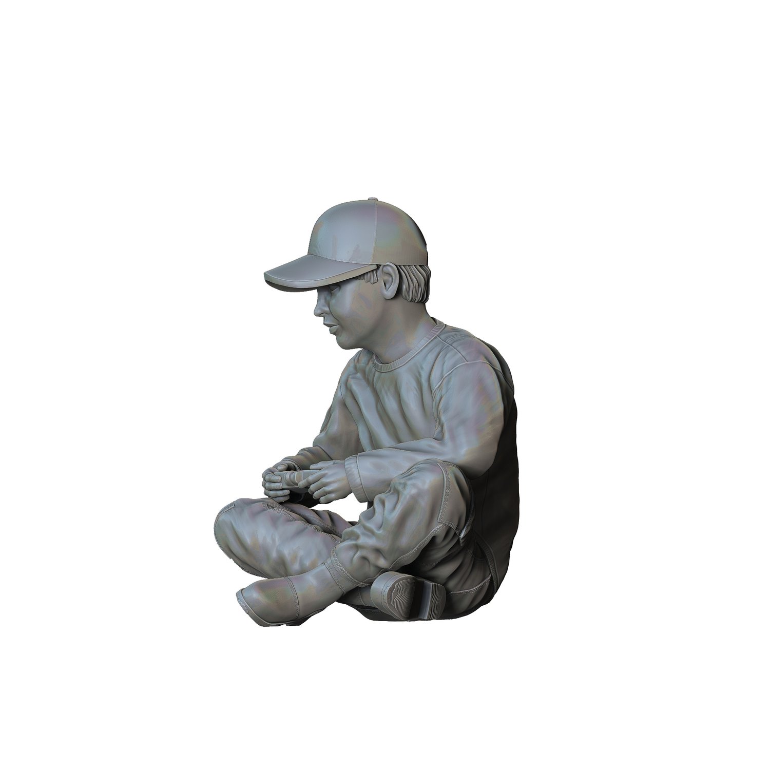 3dp Miniatures, N3 Kids playing with RC cars