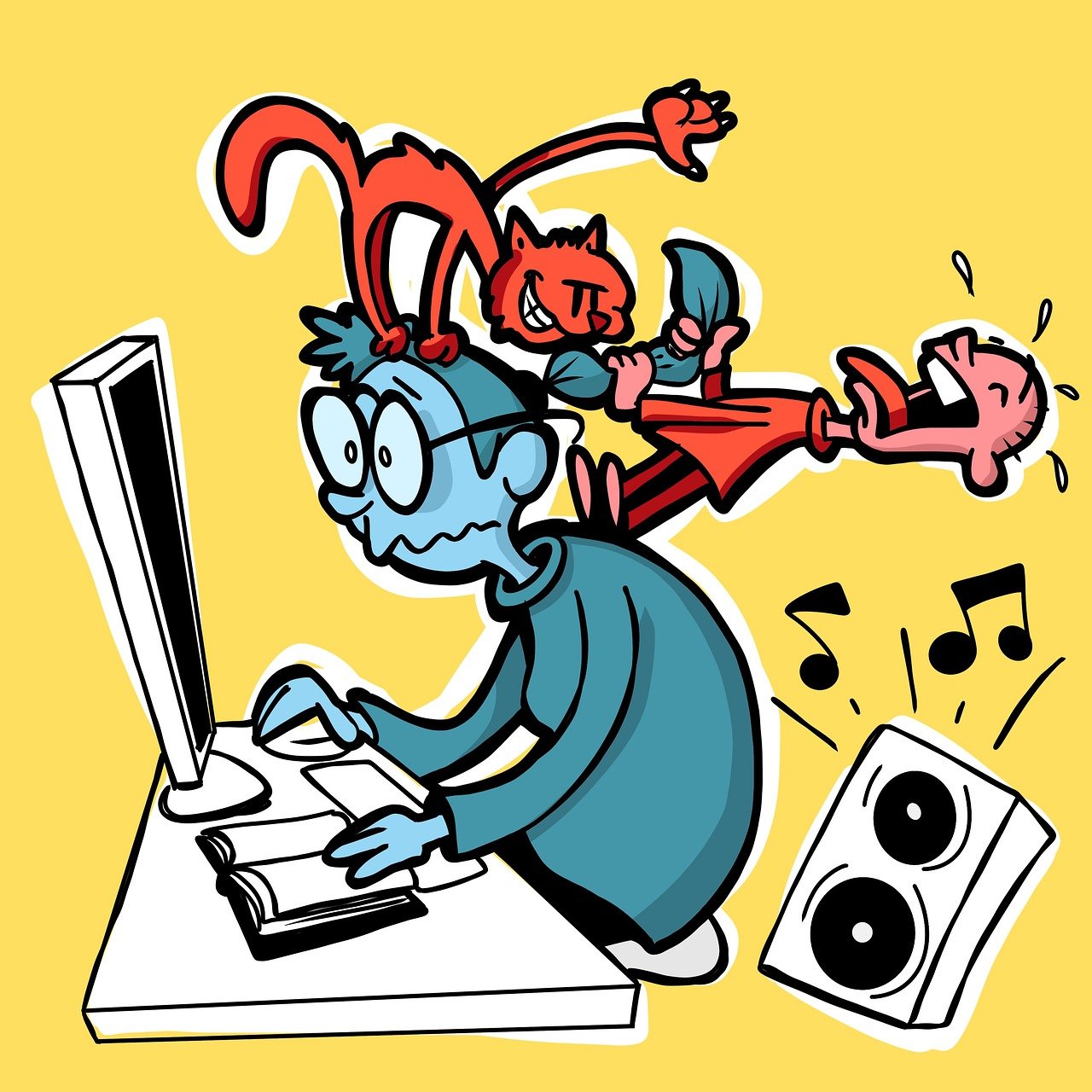 Trabajo, distracción y estrés