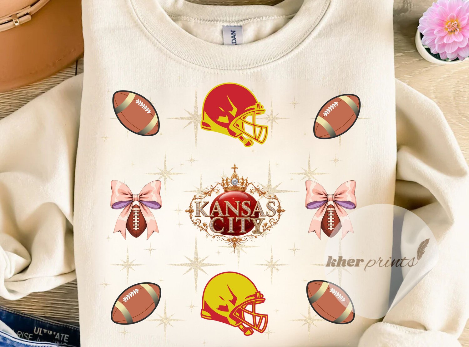 kansas city football sweatshirt