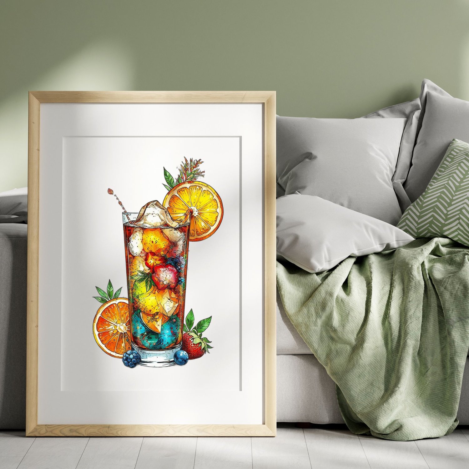 Tropical Cocktails Clipart – 20 High-Res PNG Images for Summer Designs