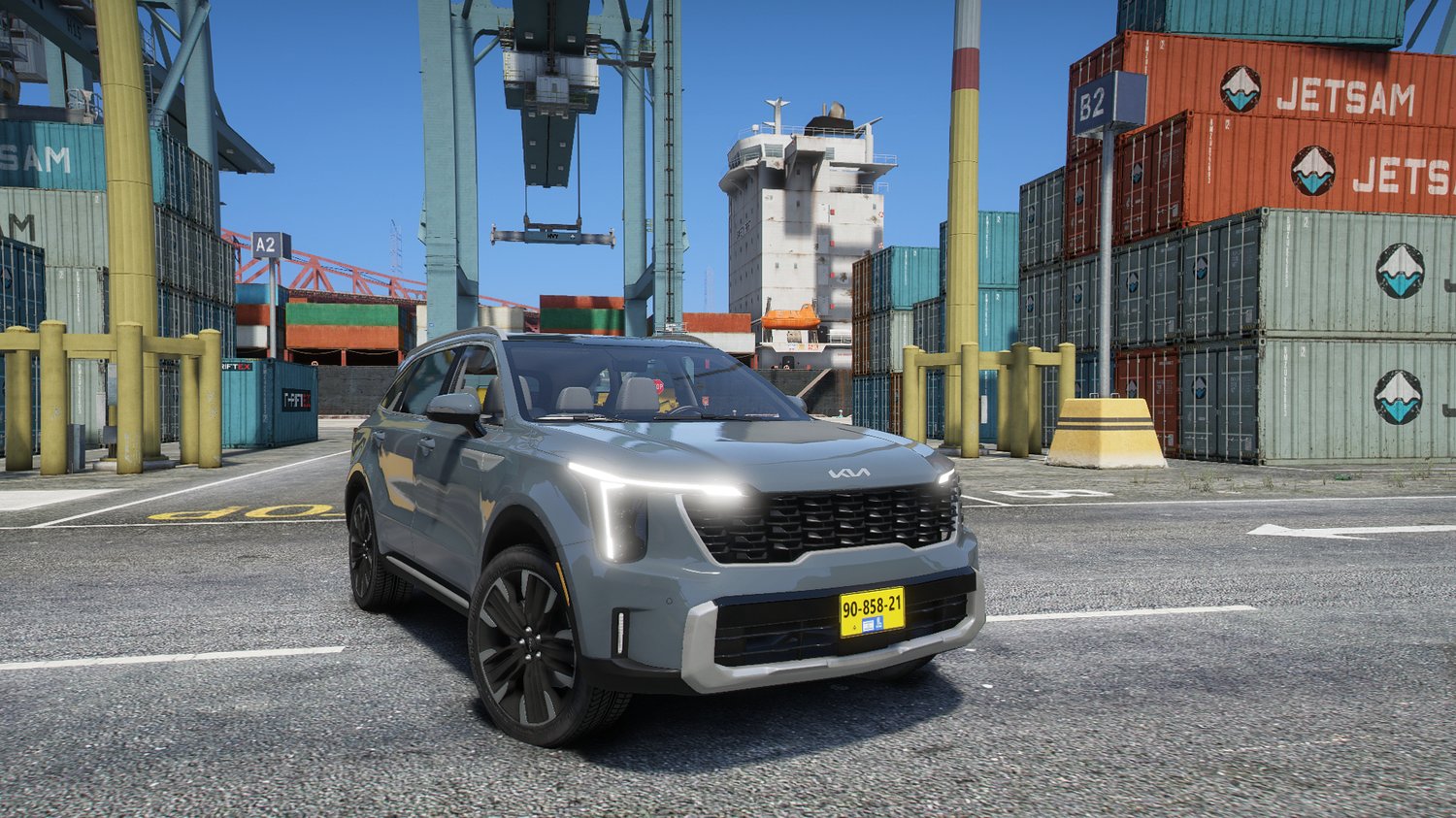 Kia Sorento 2025 For GTA5 gta 5 gtav gta v