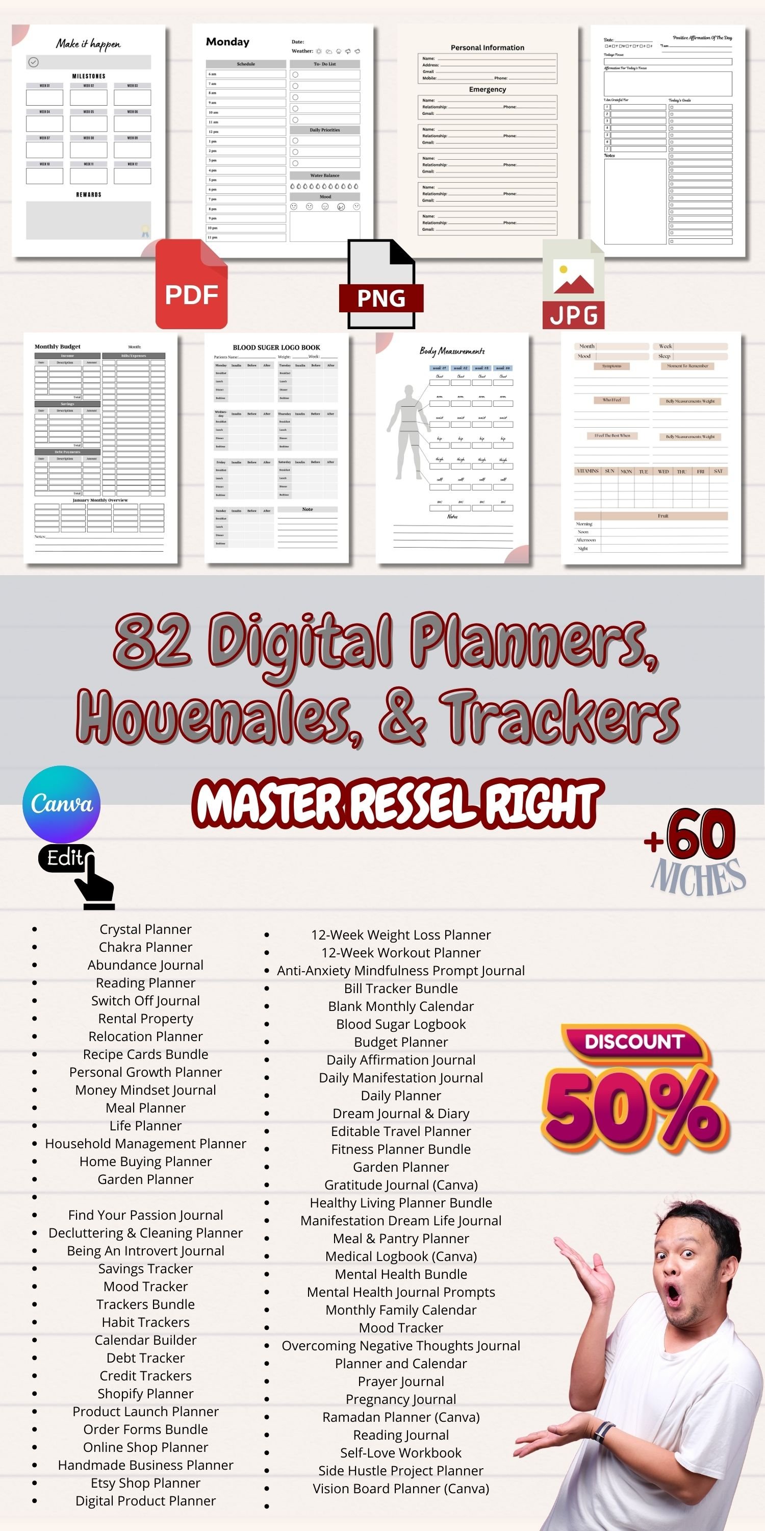 Digital Planners & Journals Bundle