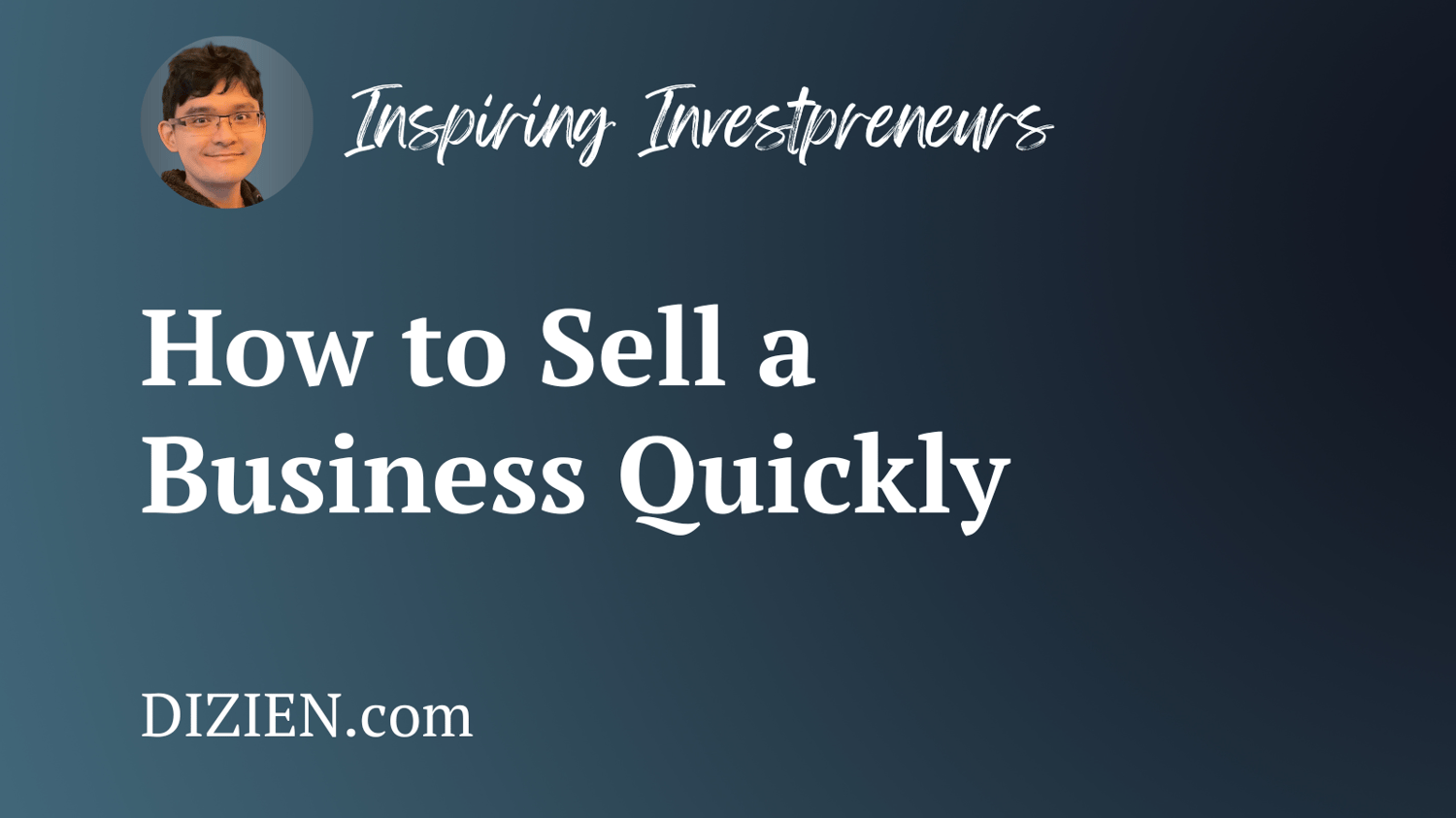 How to sell a business quickly