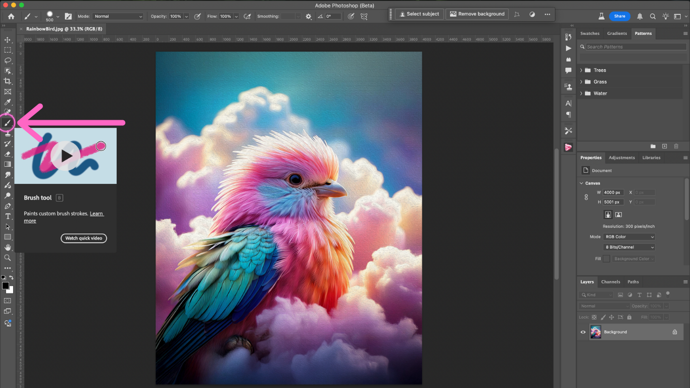 How to instal photoshop brushes