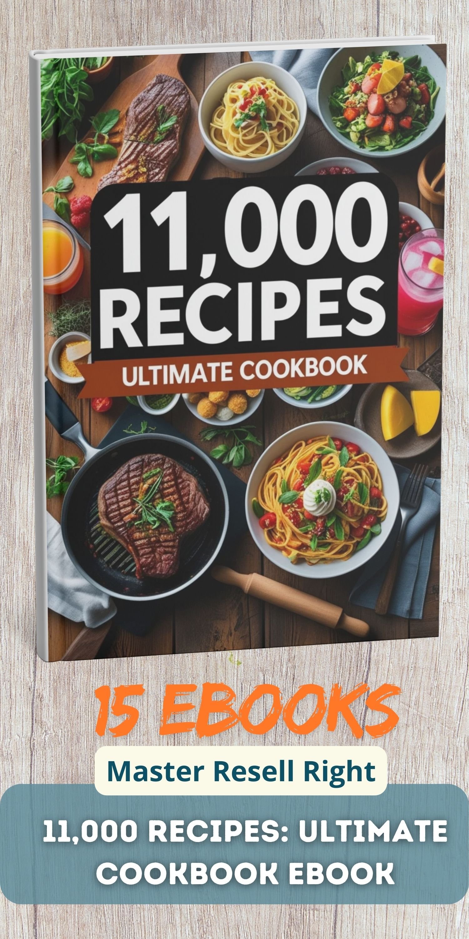 11,000 Recipes: Ultimate Cookbook eBook