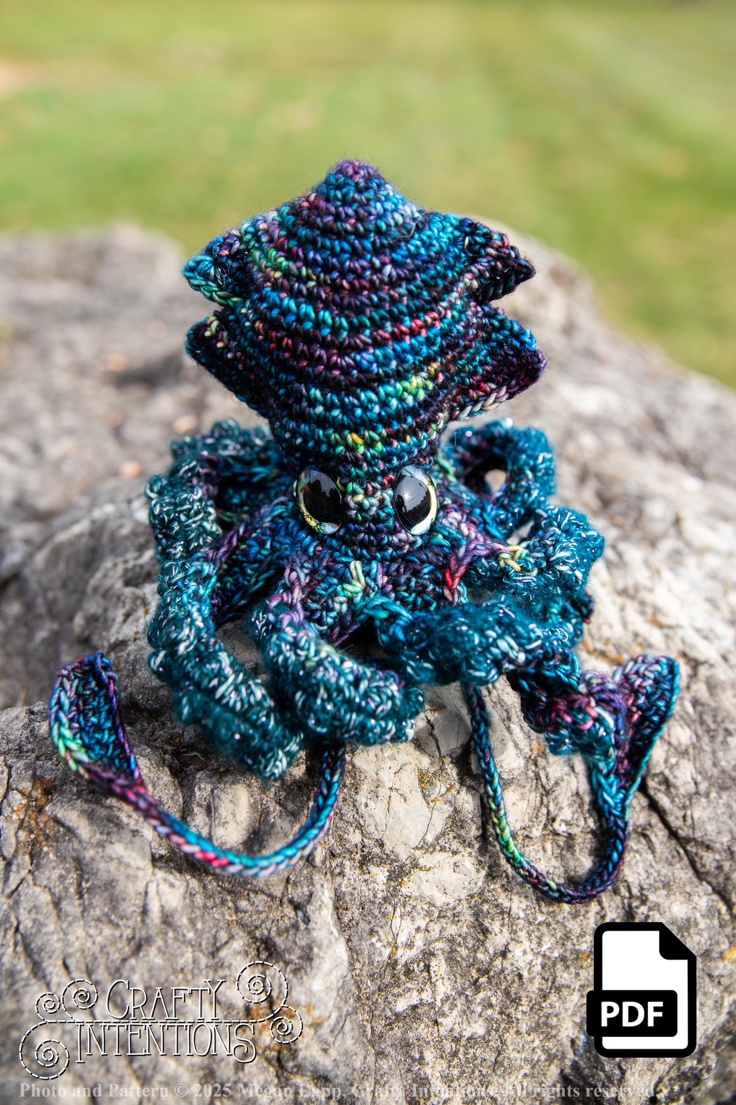 Medium Krakens Set 2 No Sew Crochet Pattern by Crafty Intentions