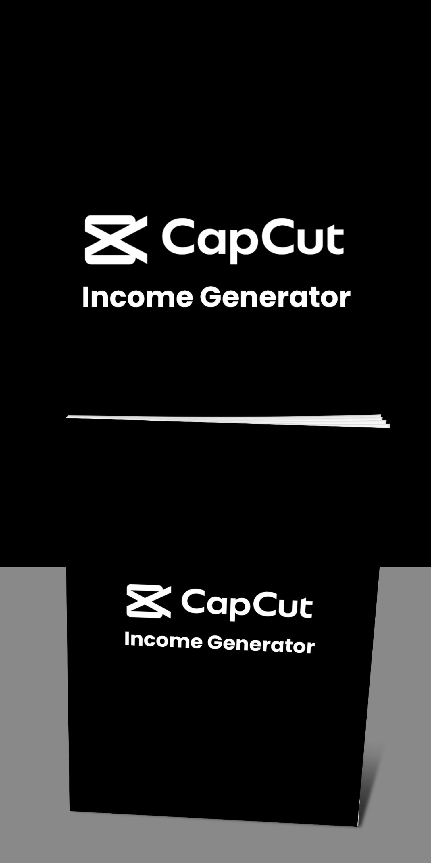 Generate Income with CapCut - Plr Free Ebook