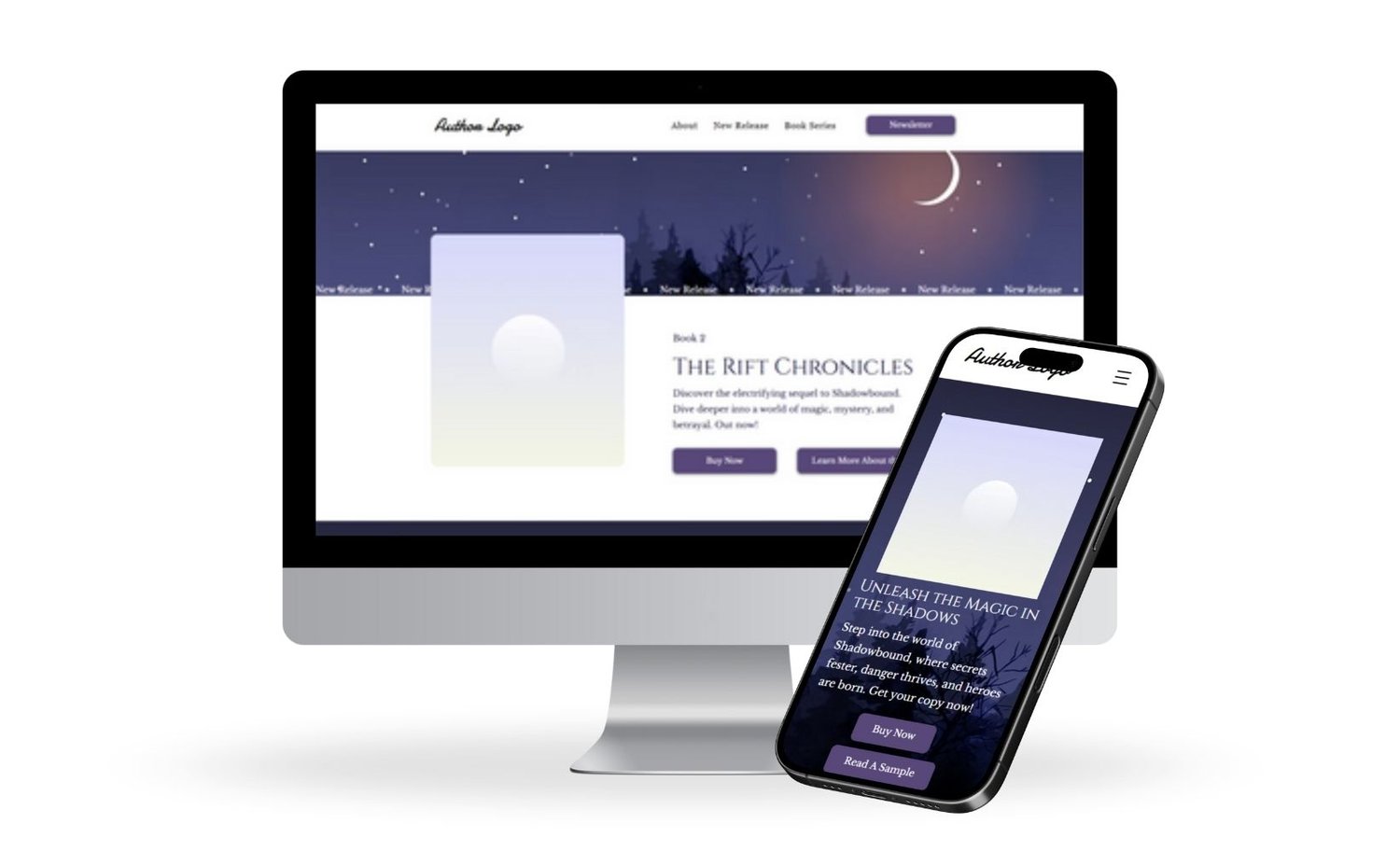 author website templates