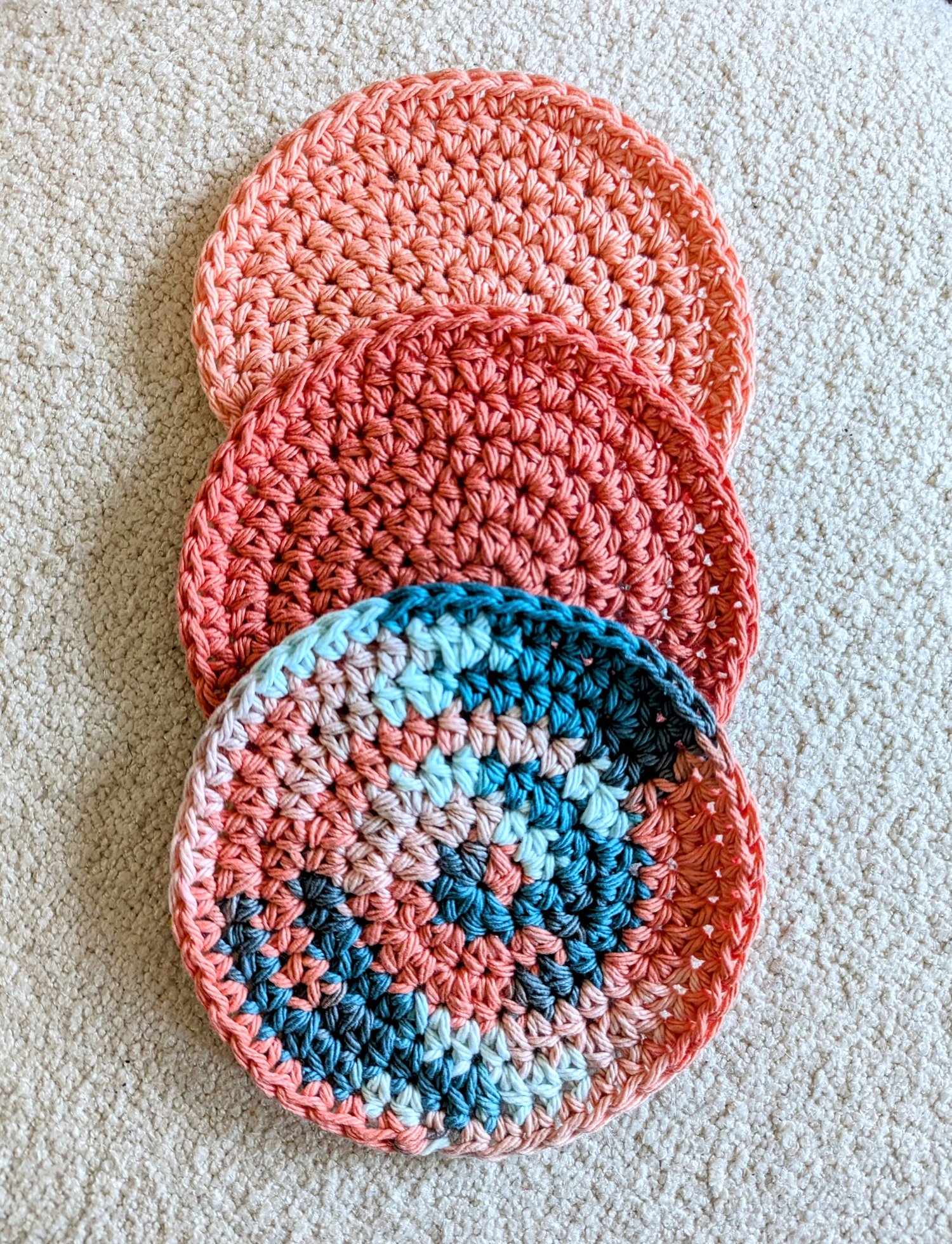 Easy 20-Minute Coaster Crochet Pattern