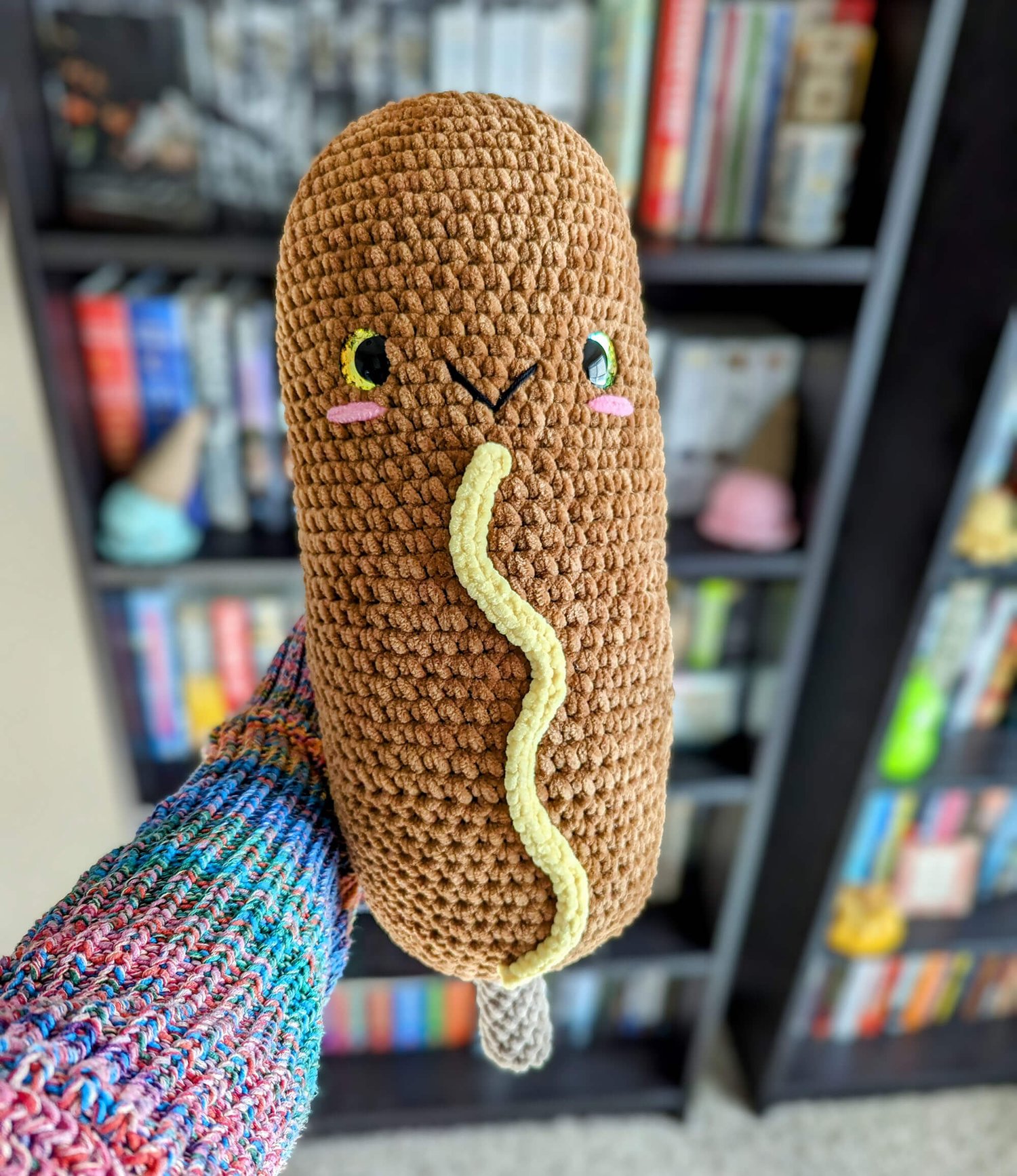 Jumbo Corn Dog Crochet Pattern