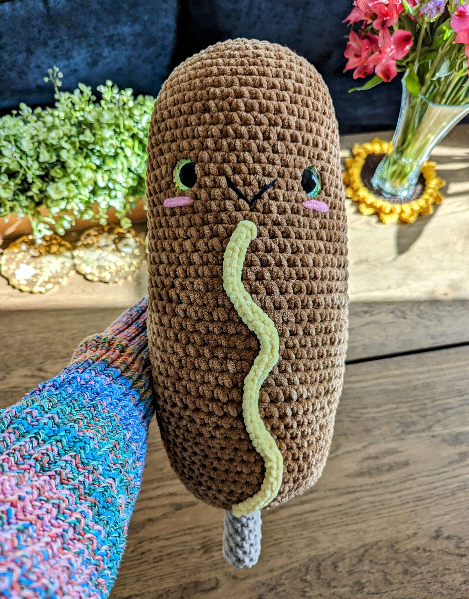Jumbo Corn Dog Crochet Pattern
