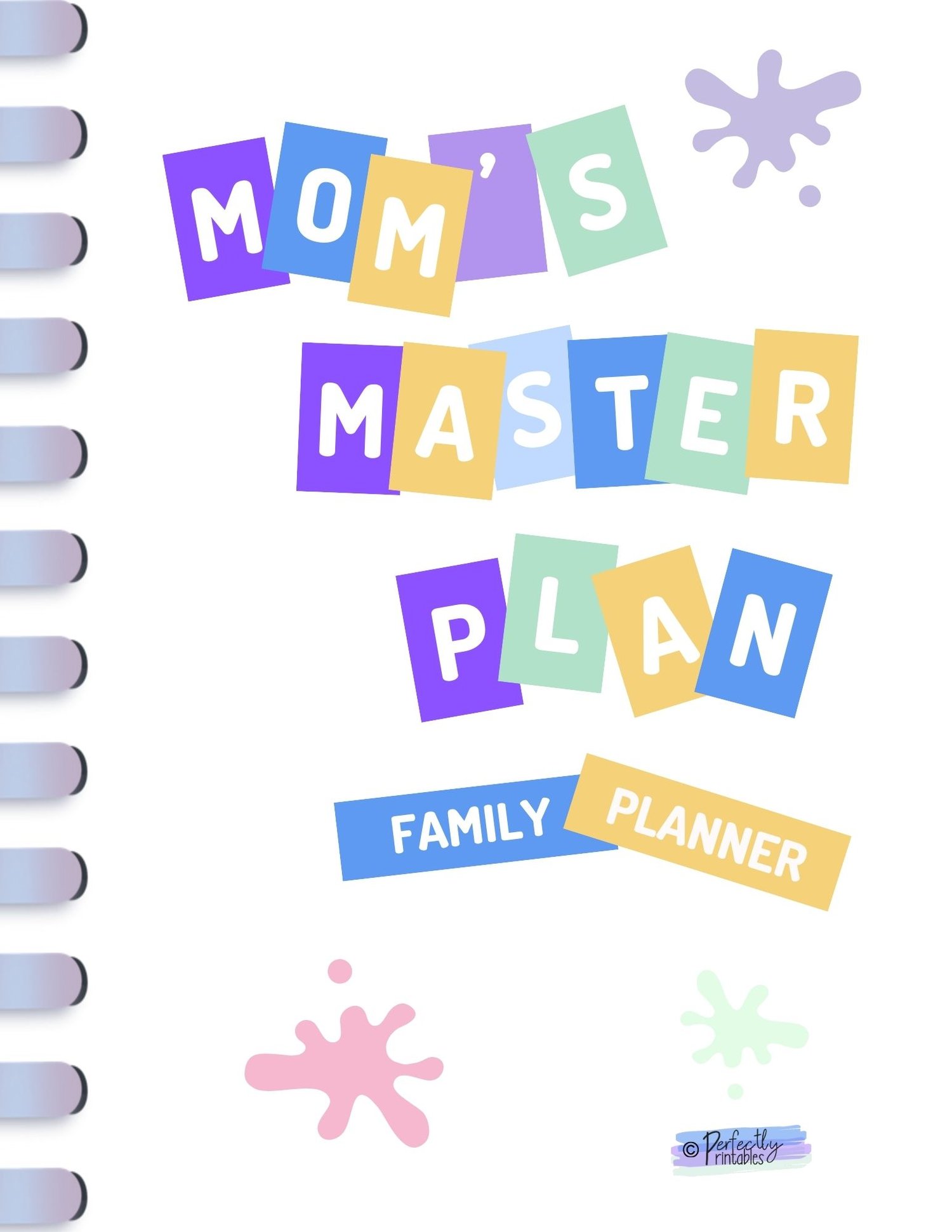 planner pdf, planner printable, organization, time management, planner, planning, planners, family, money