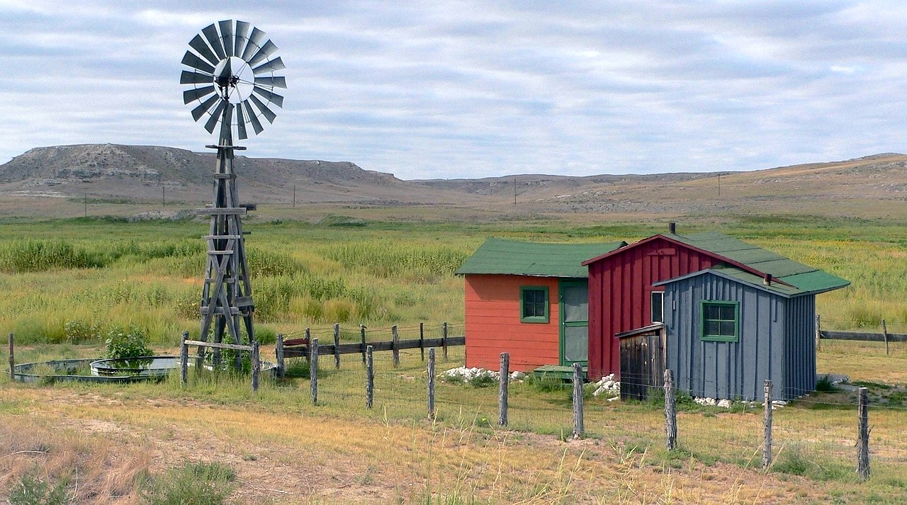 Nebraska, paisaje y cielo