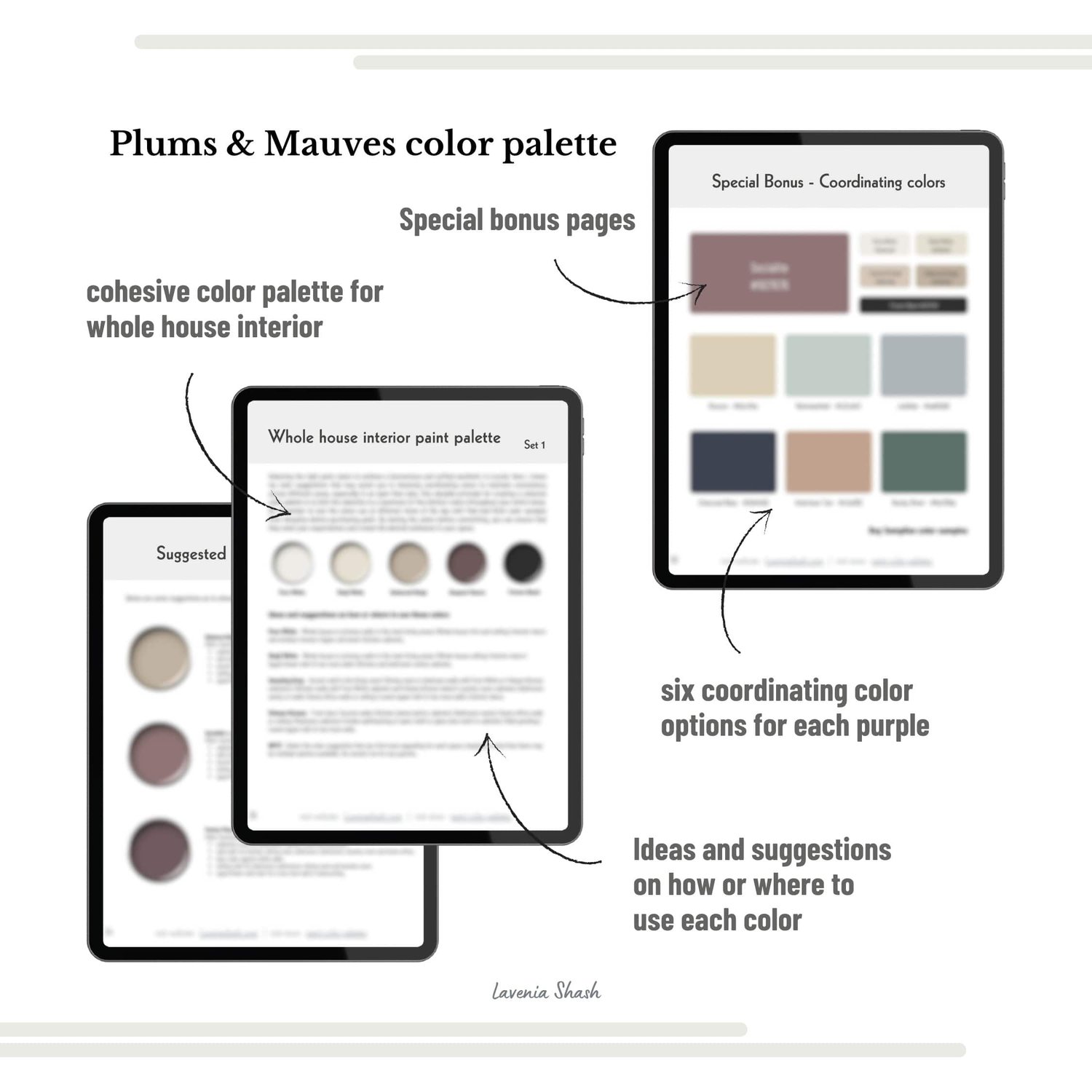 Plum And Mauve Paint Color Palette with Sherwin Williams Muted And Dark Purples for Whole House Interior