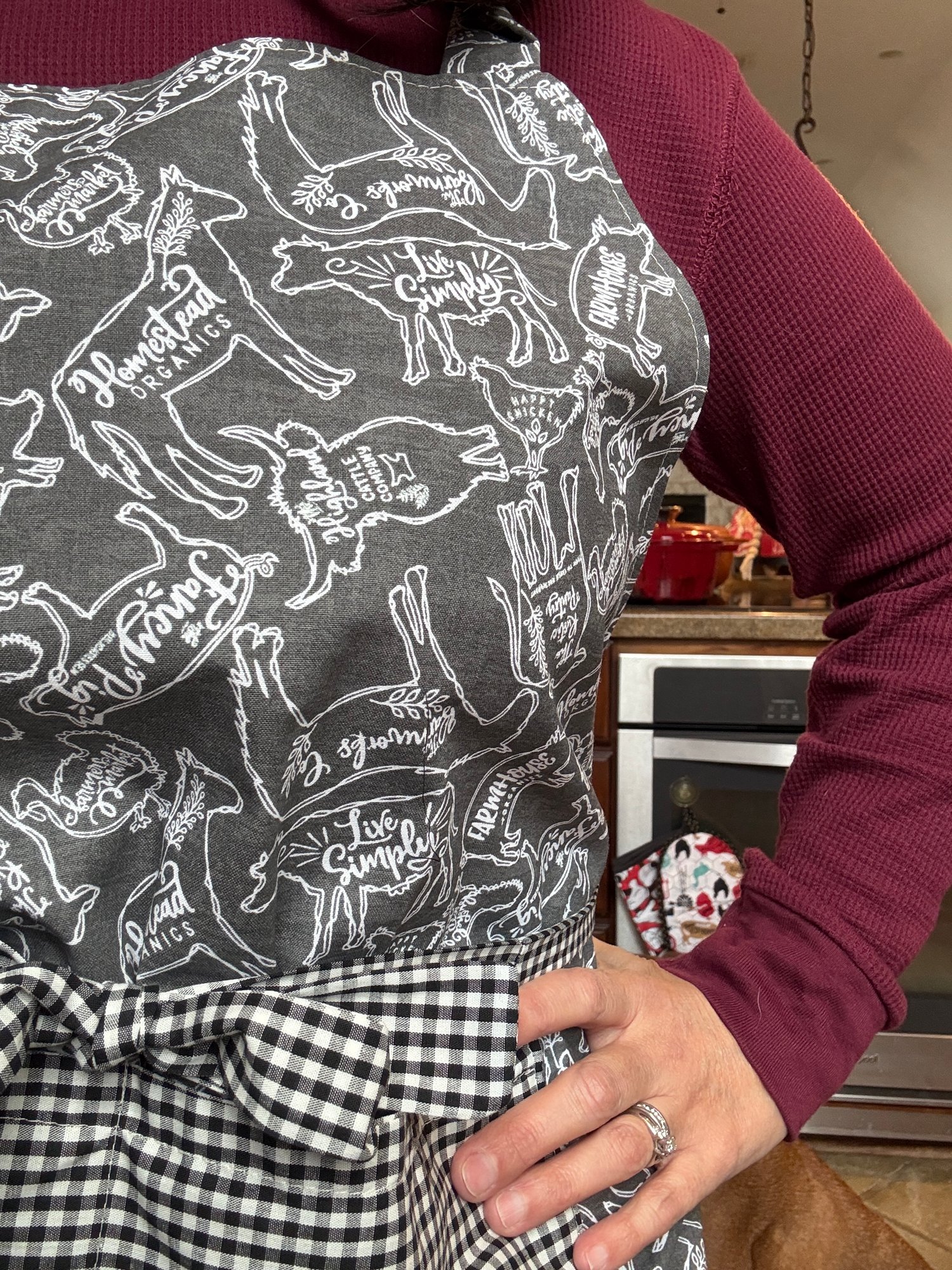 reversible apron sewing pattern