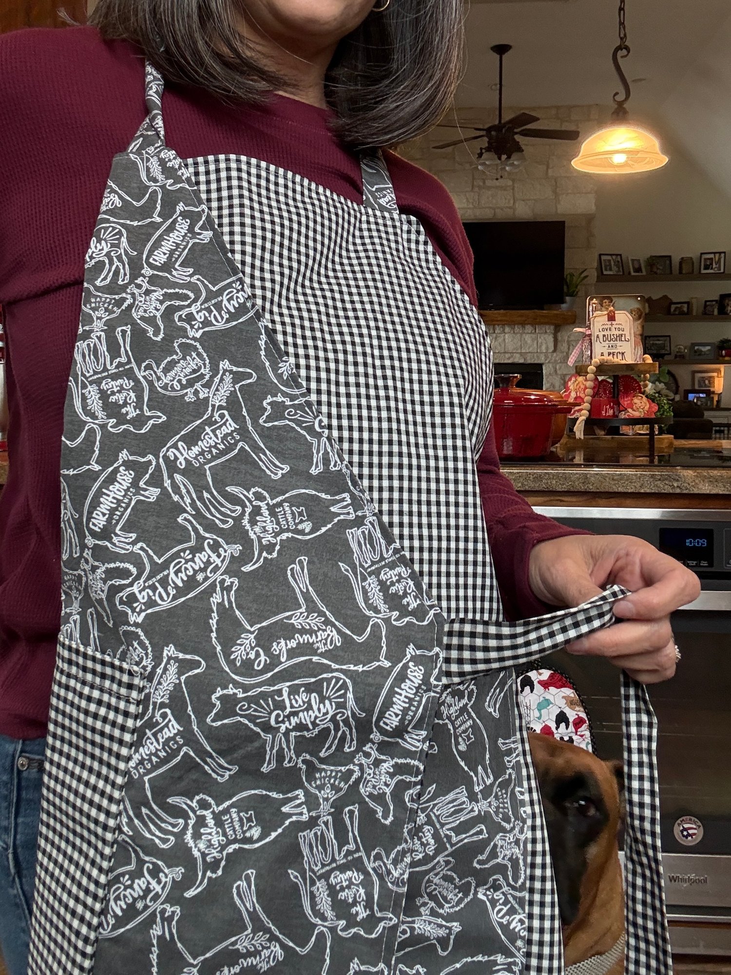 reversible apron sewing pattern