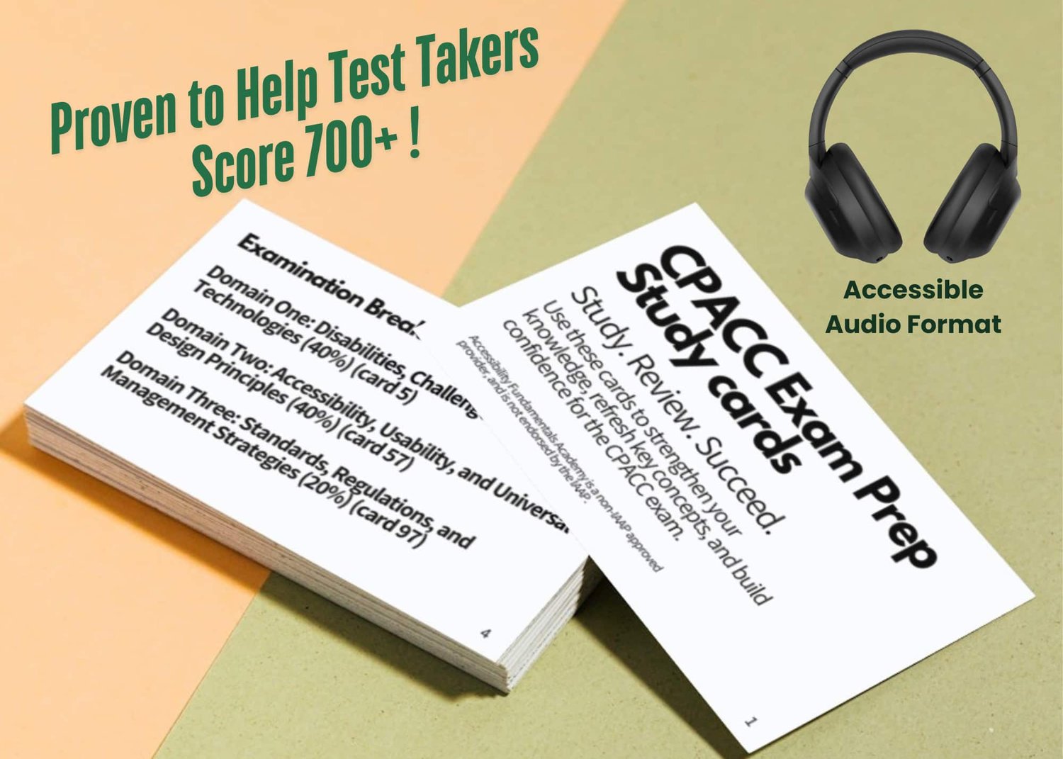 CPACC IAAP study prep in audio format for various learning abilities