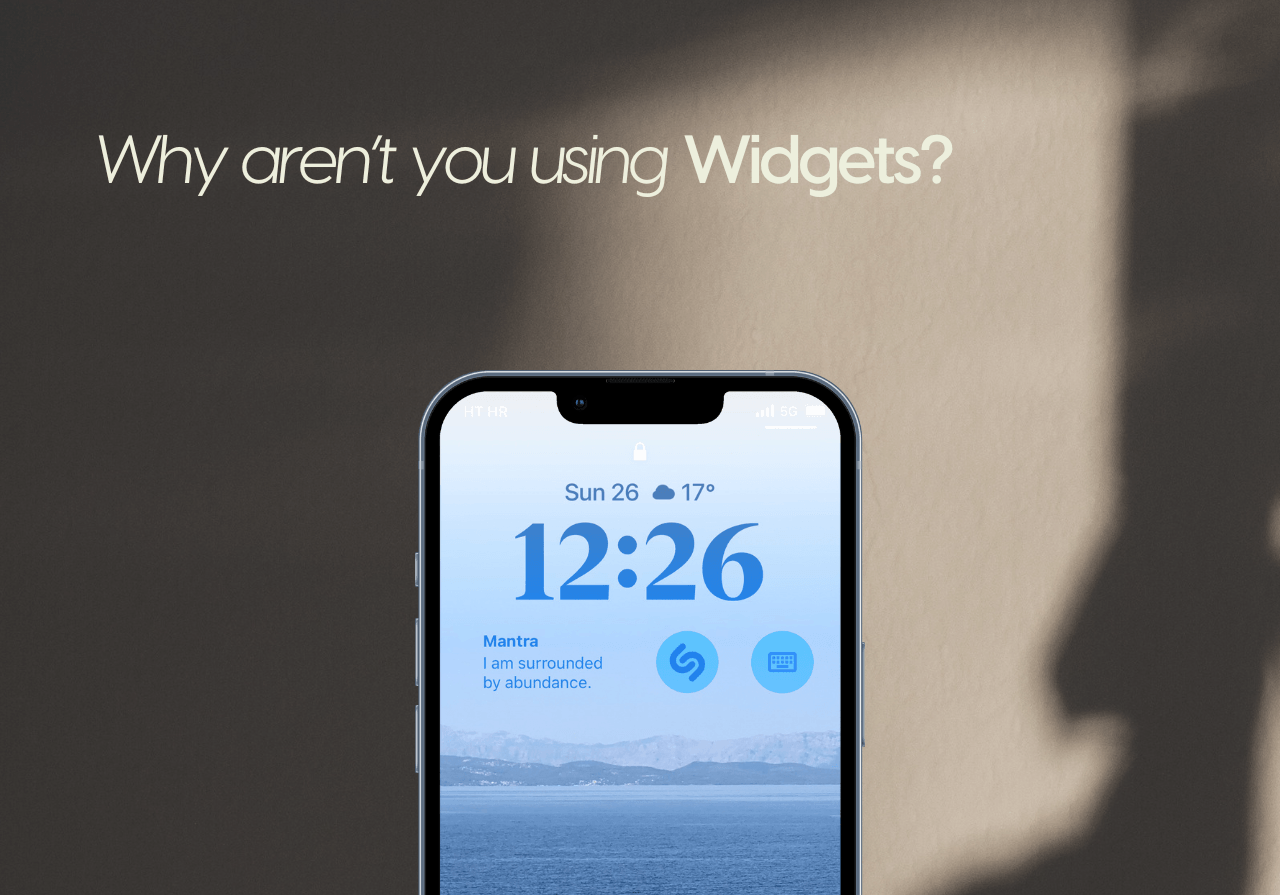 how to use Widgets on iphone