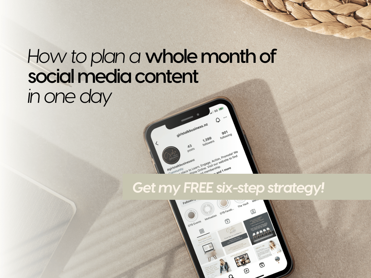 how to plan social media content