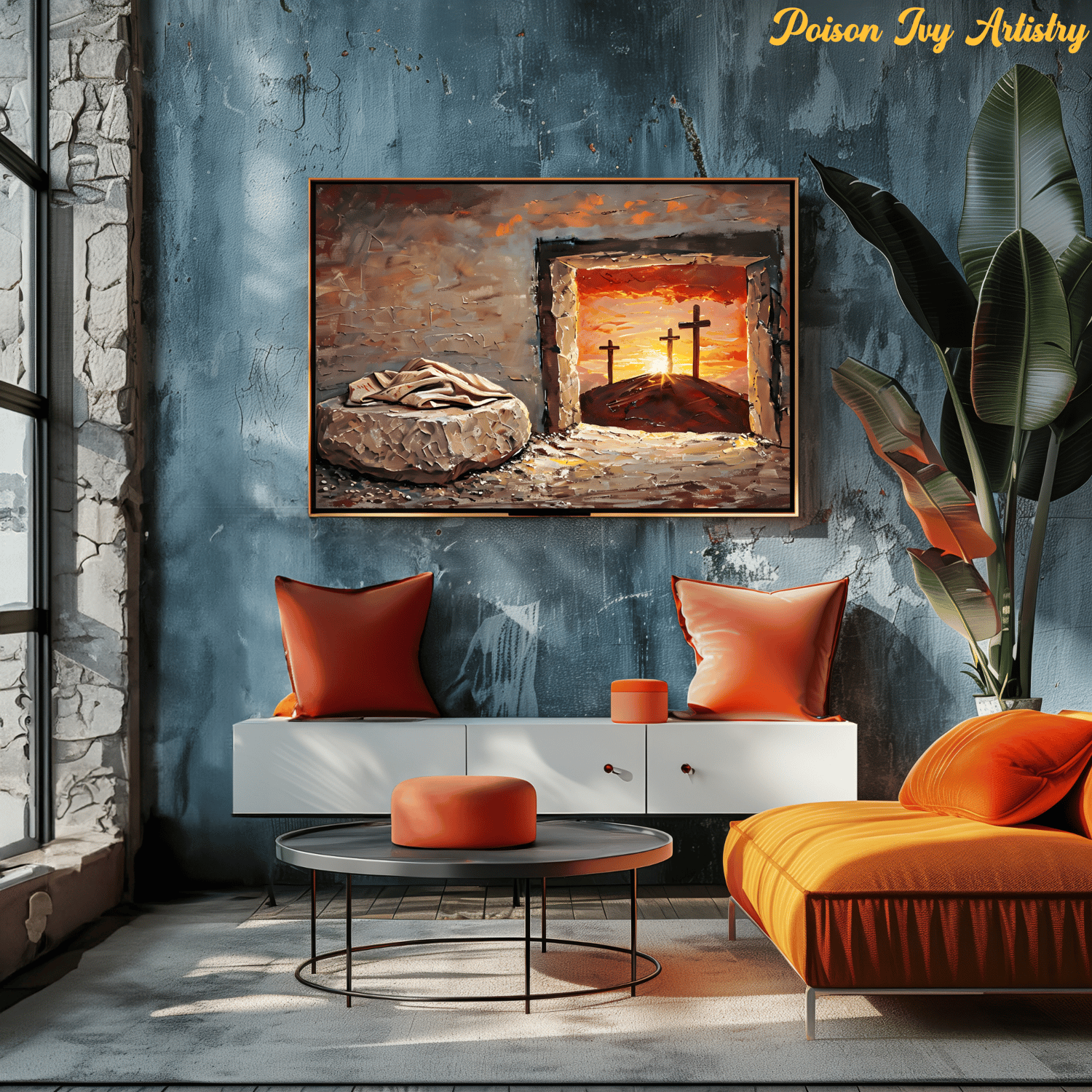 Samsung Frame TV Artwork featuring religious Easter paintings for the holiday season.