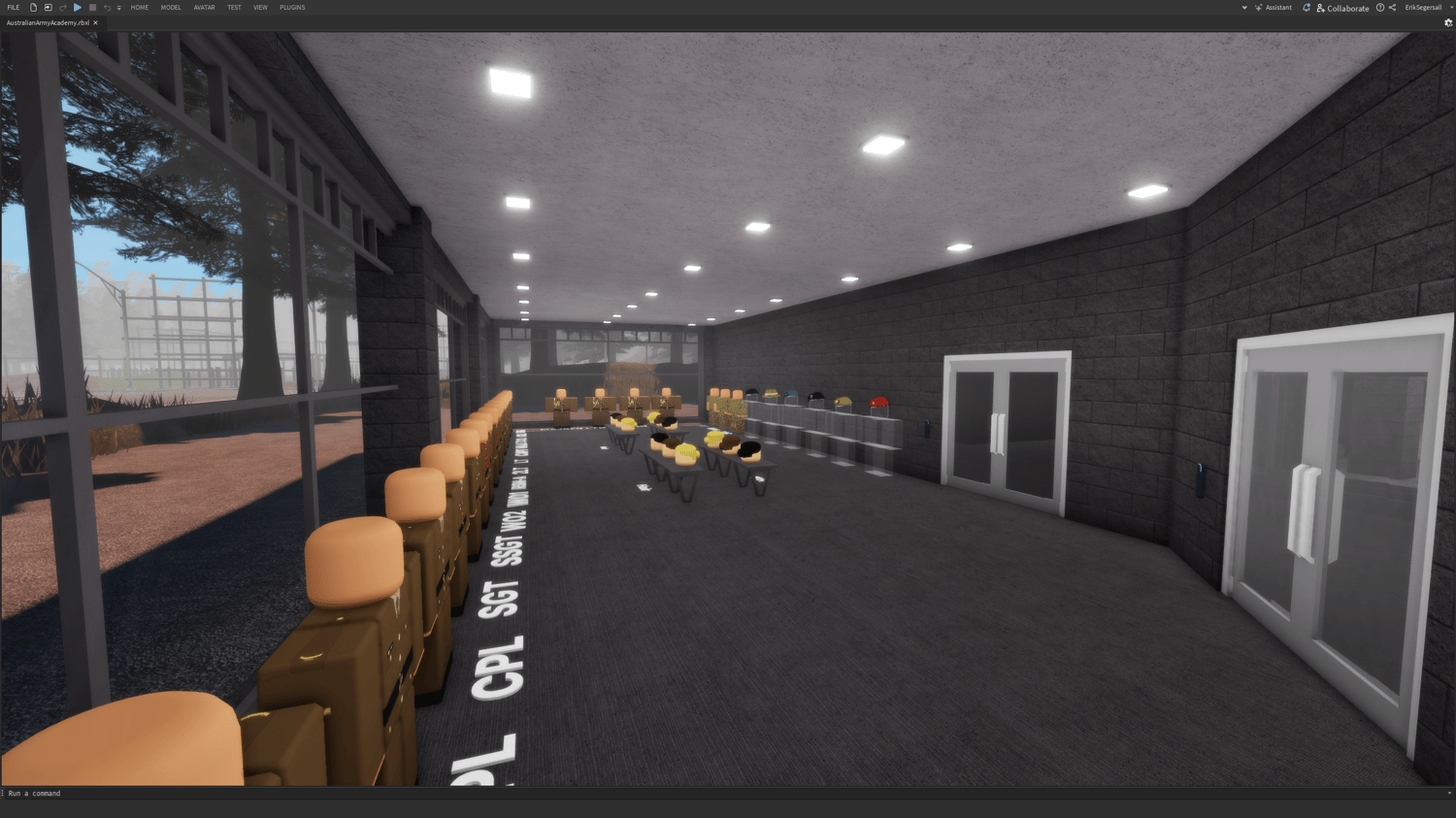Lockpads for restricted access in Roblox military base