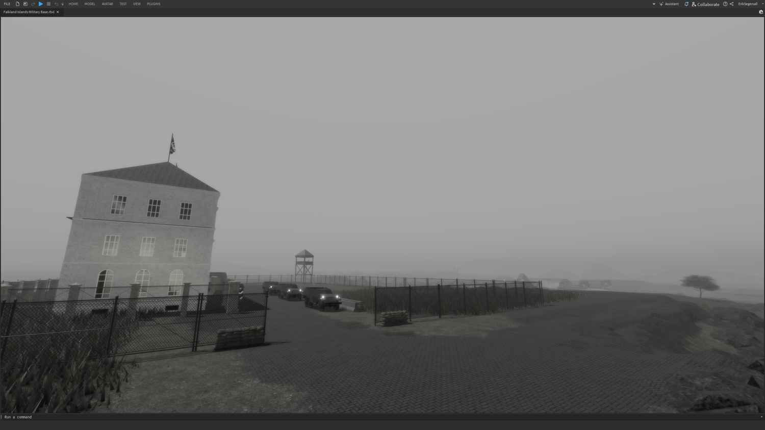 Border checkpoint and airbase for strategic gameplay