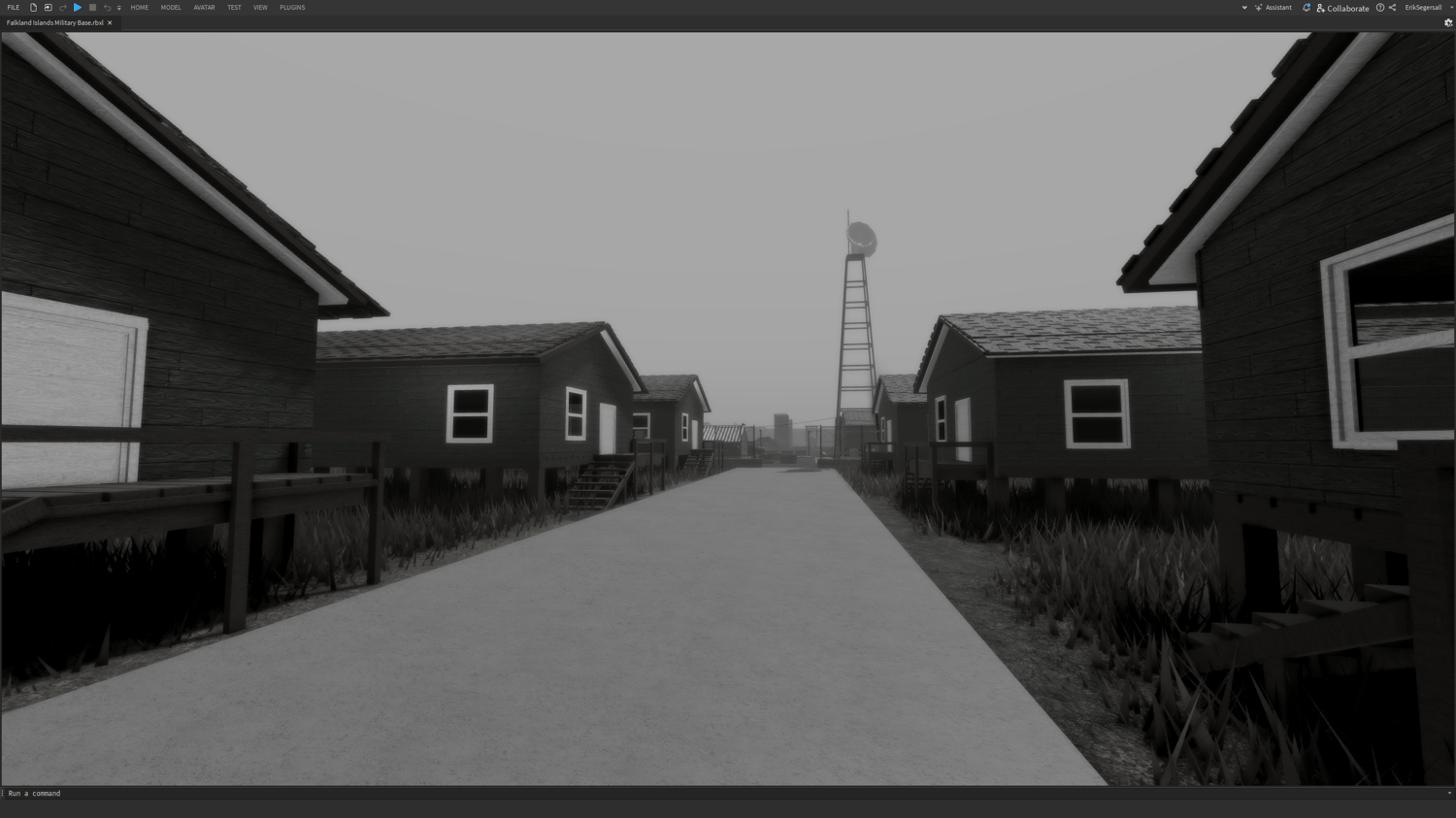 Military training zone with enlistment and dormitories