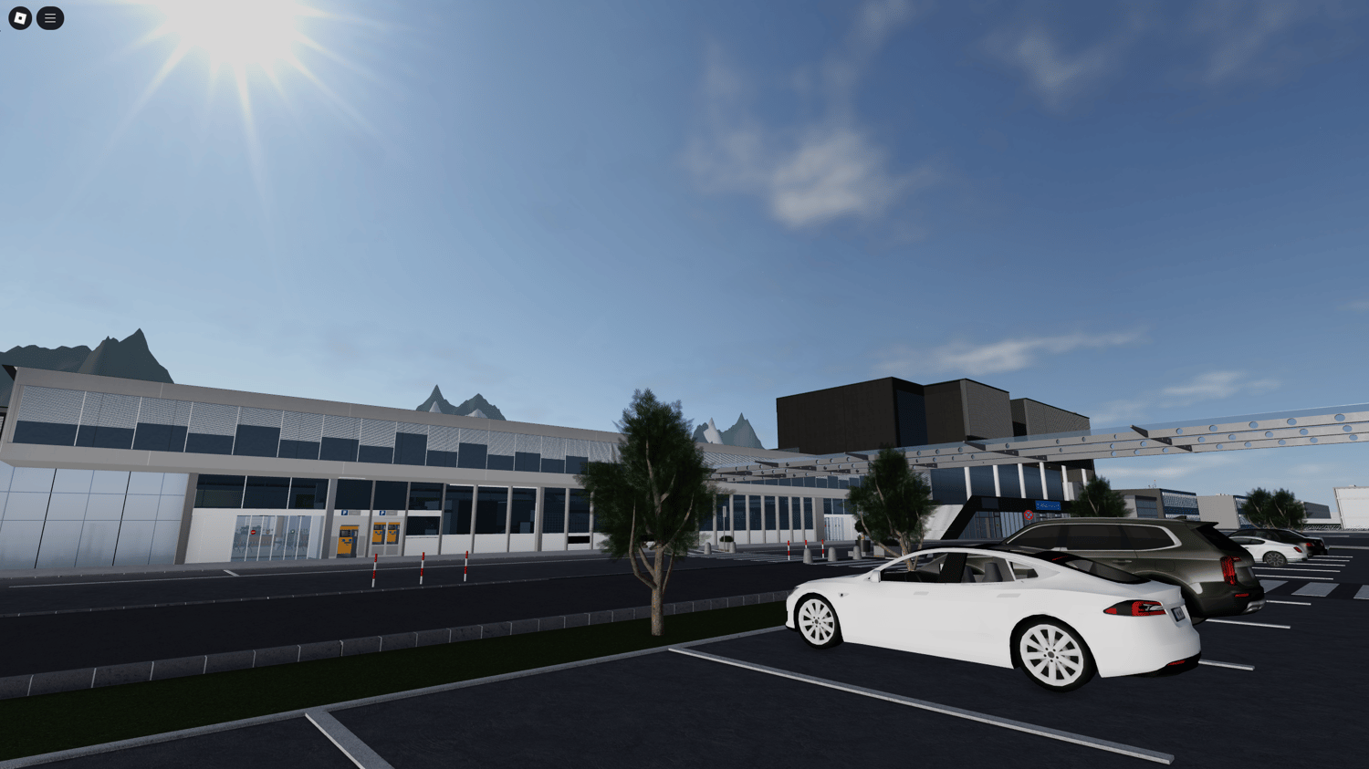 Perfect airport for flight simulation and training games