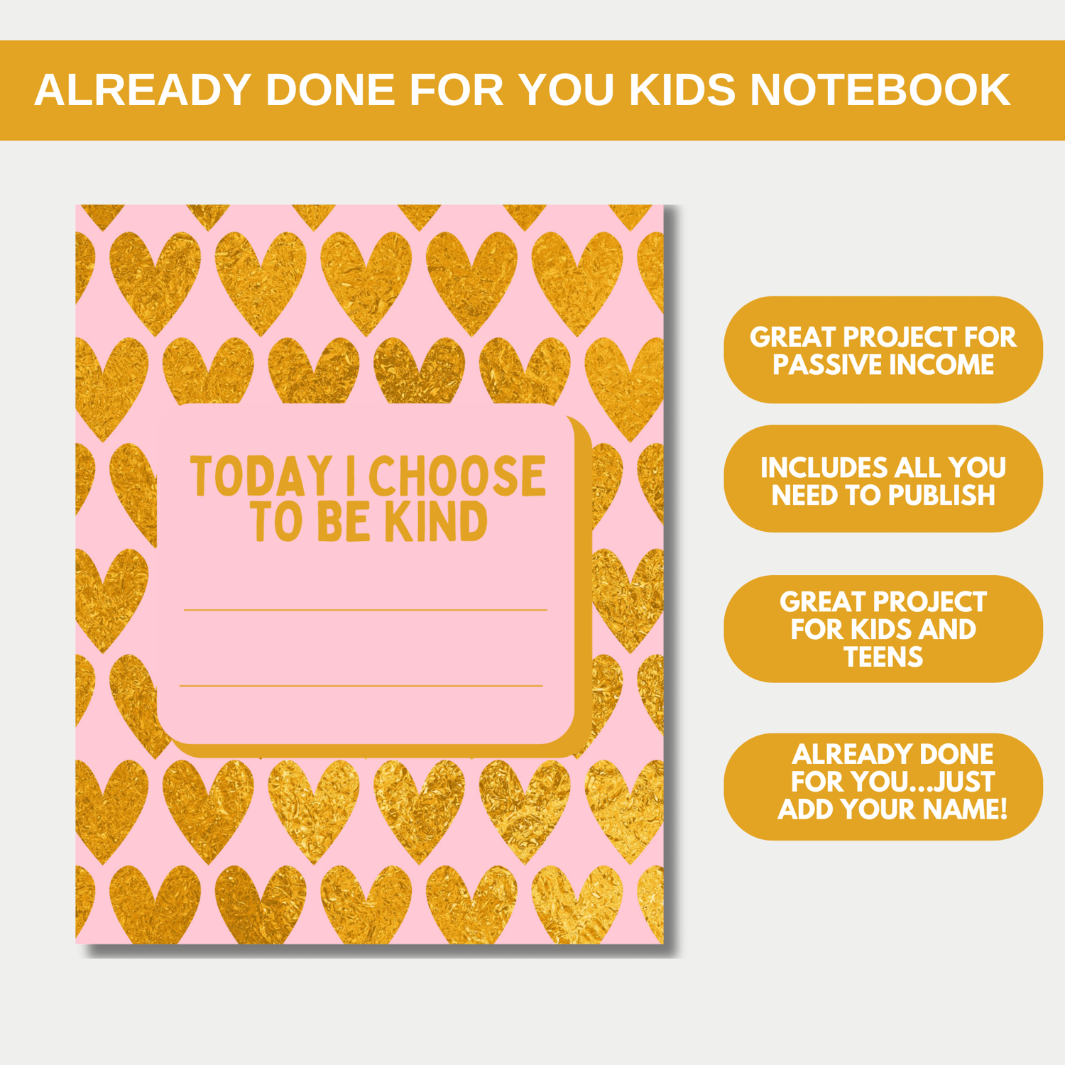 2 PACK - KIDS NOTEBOOK: Today I Choose Notebook Set
