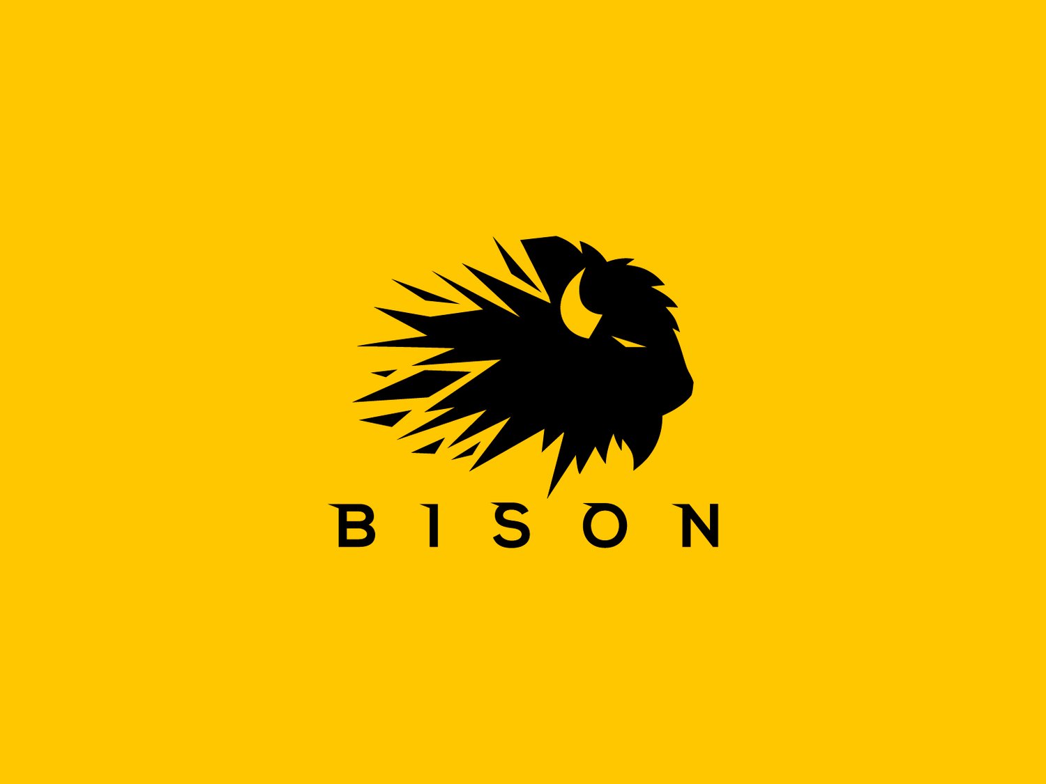Hand-illustrated bison logo featuring a powerful and resilient design, ideal for branding, merchandise, and business identity.