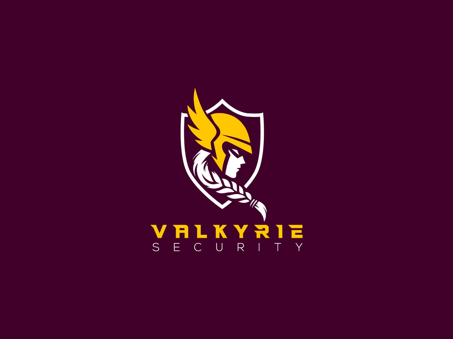 Hand-illustrated Valkyrie logo featuring a strong and elegant warrior design, ideal for bold and impactful branding.