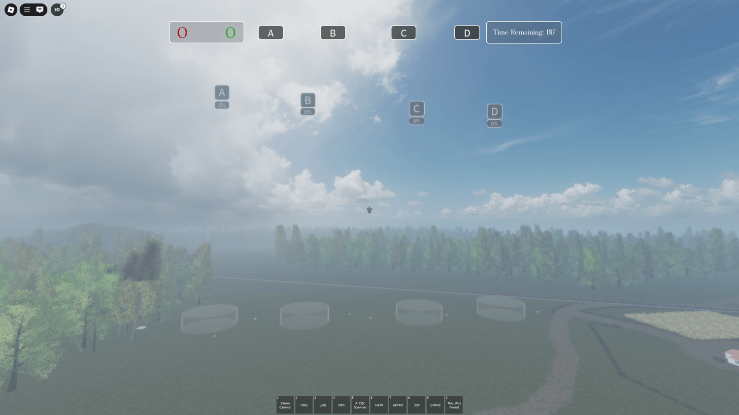 ACS-installed weapon system for authentic WWII combat simulation