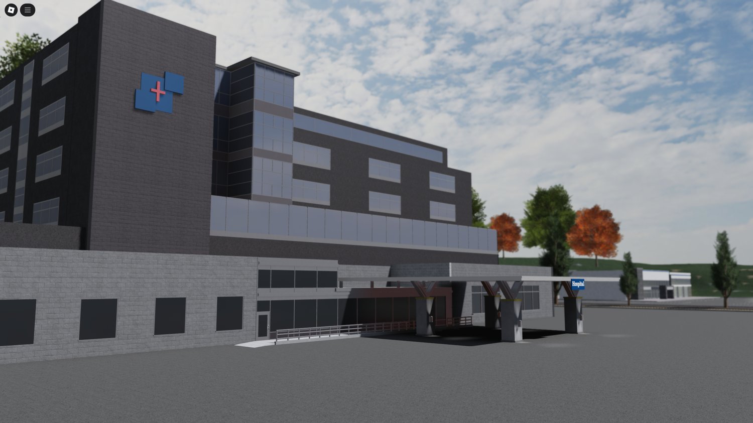 Overview of diverse building architectures enhancing the immersive experience of the Nashville city roleplay environment.