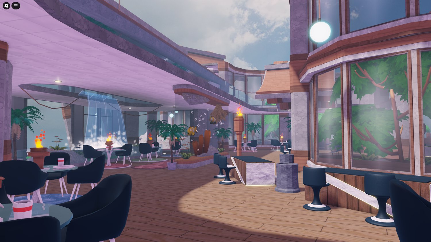 Fully configurable café and restaurant map for custom game development