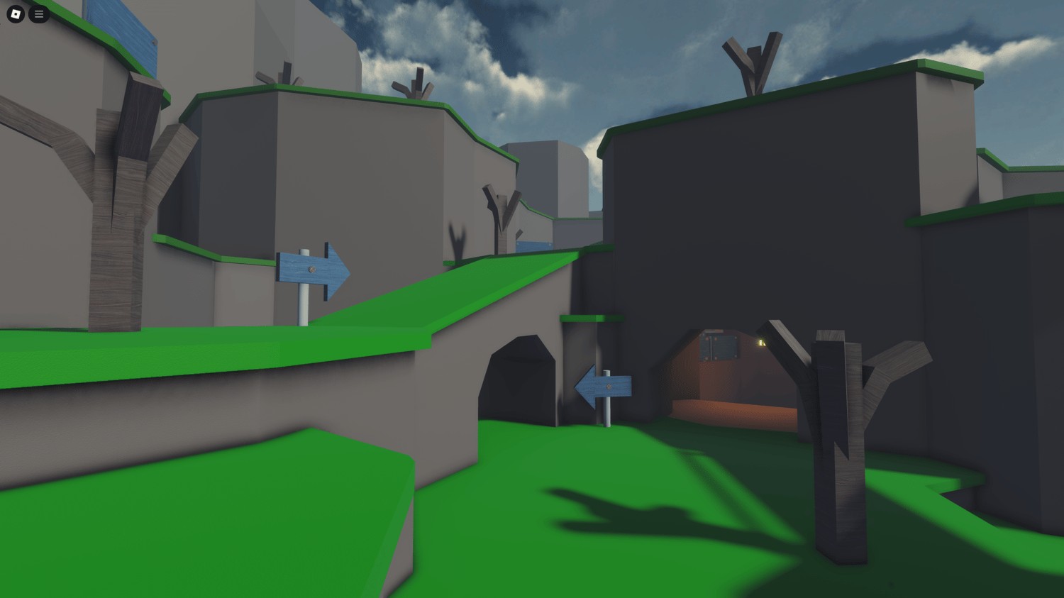 Intense firefight between players in a highly detailed section of the map.