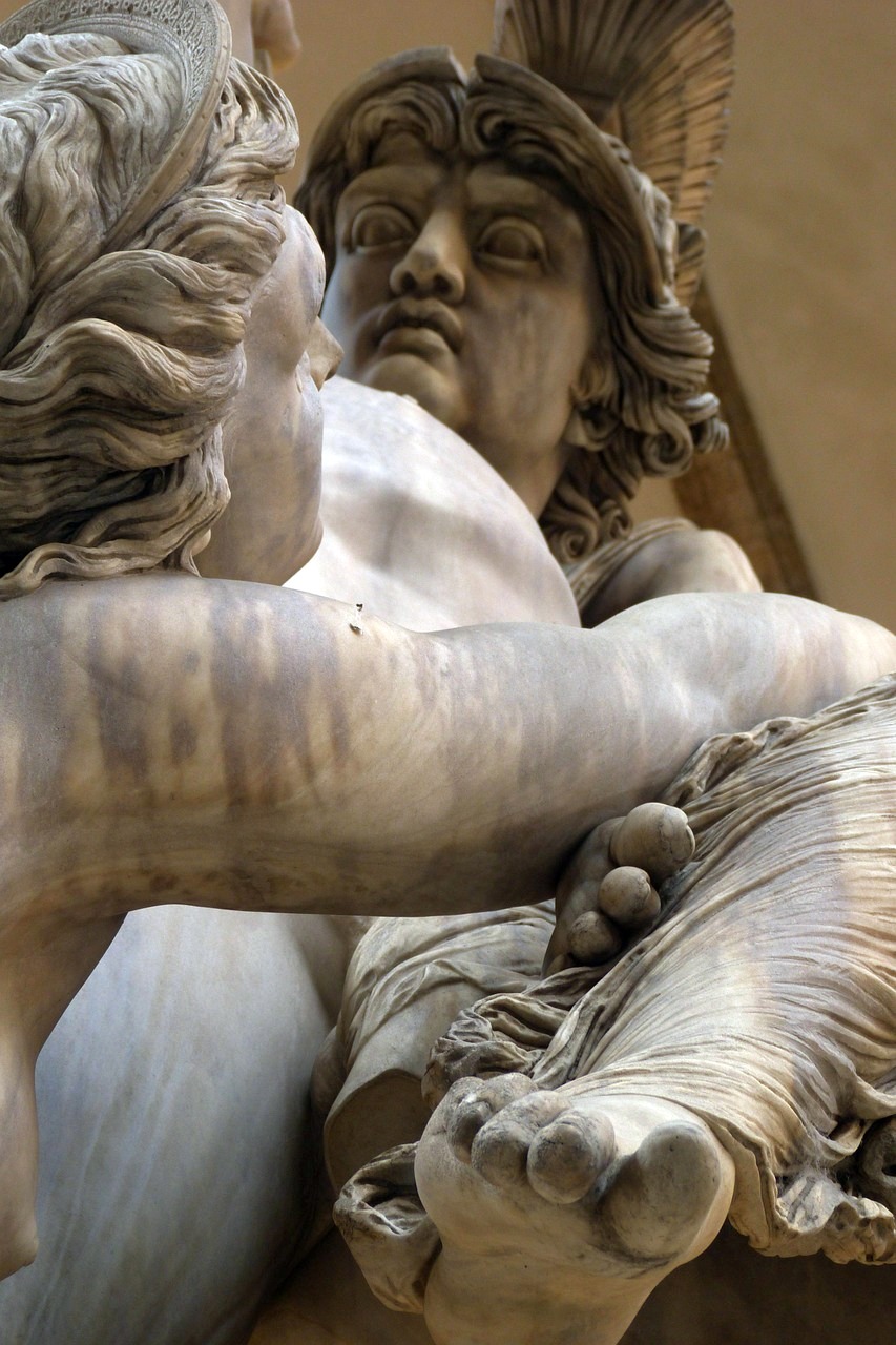 Escultura enojada