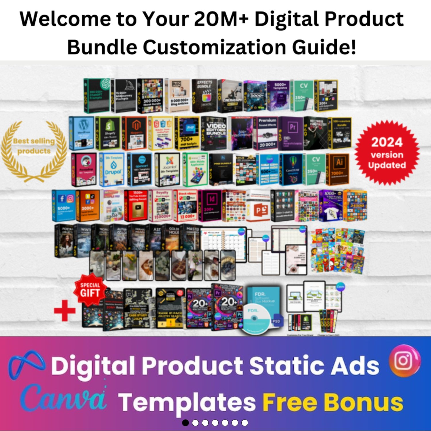 30+ Million Digital Products Bundle.