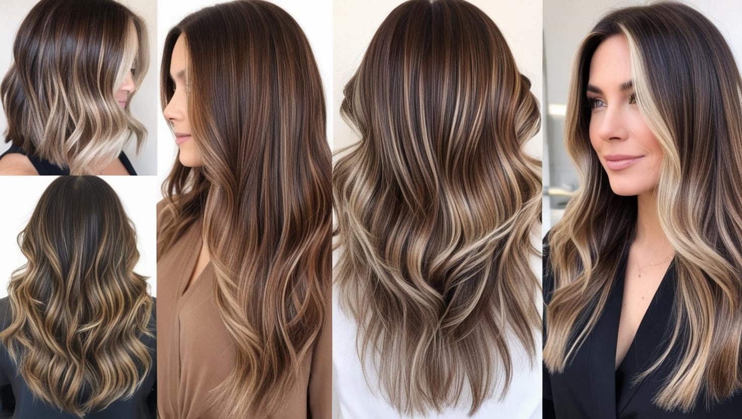 25 balayage long hair brunettes ideas