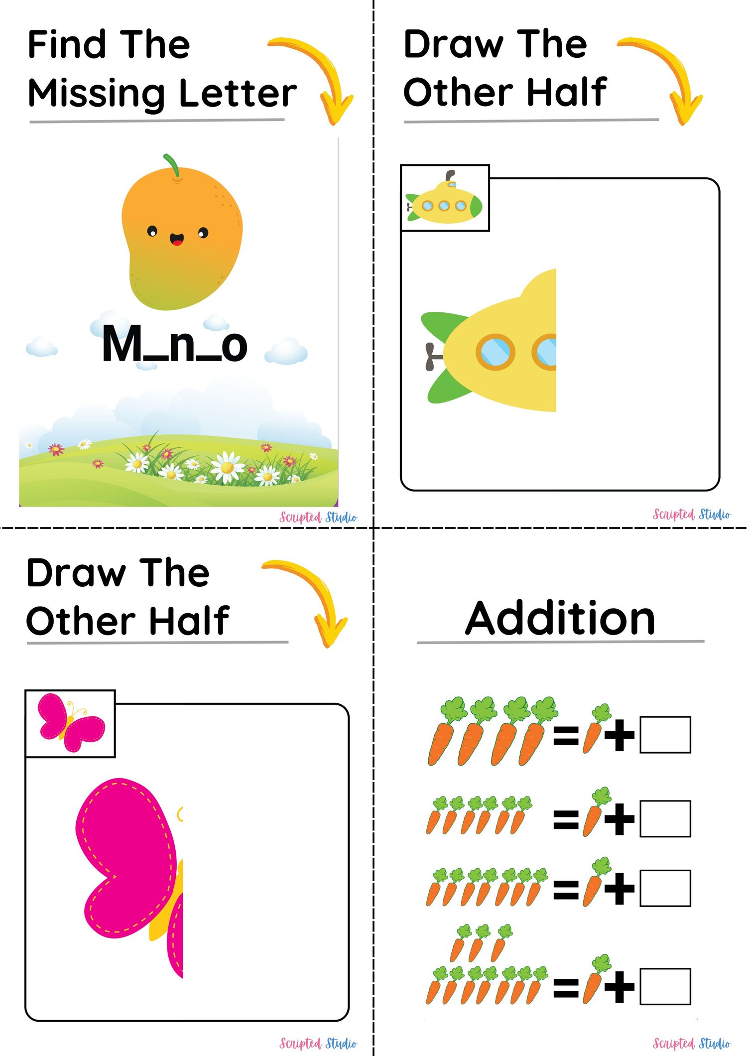math-spelling-drawing-worksheets.jpg