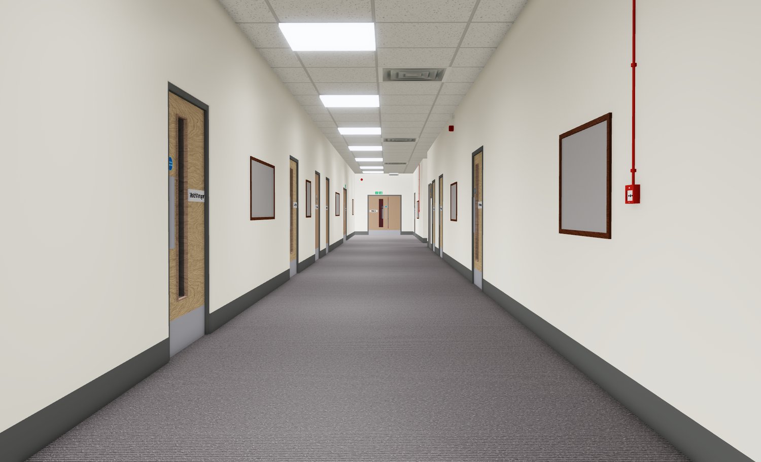 Main Downstairs Corridor