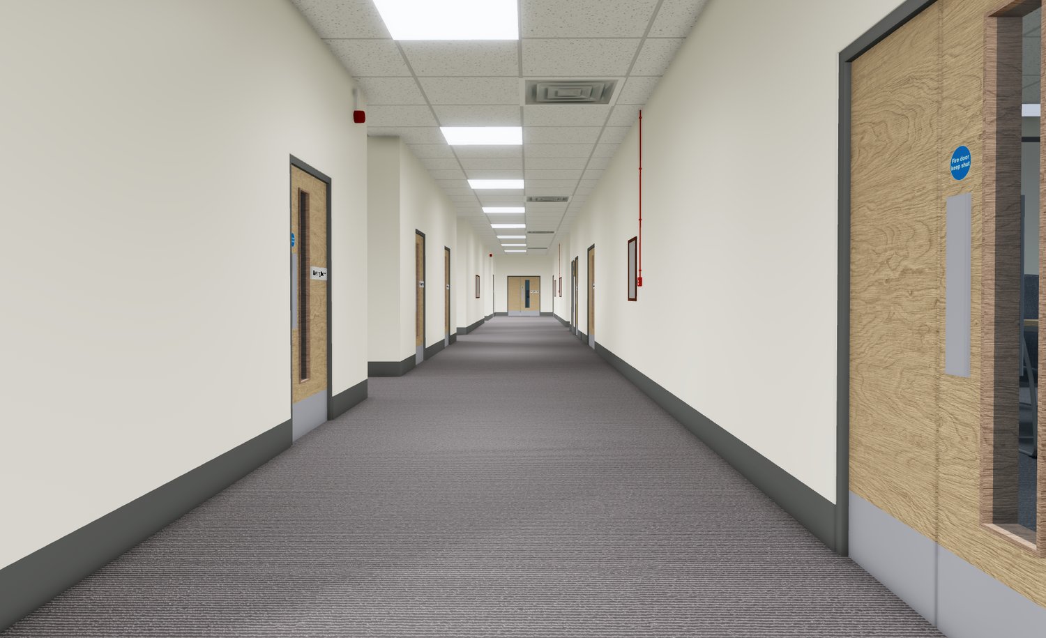 Upstairs Main Corridor