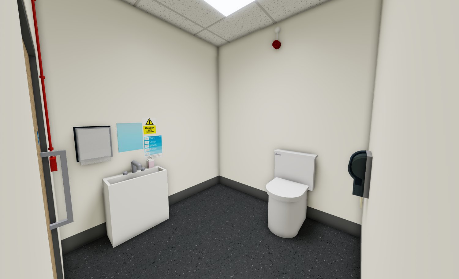 One of the toilets