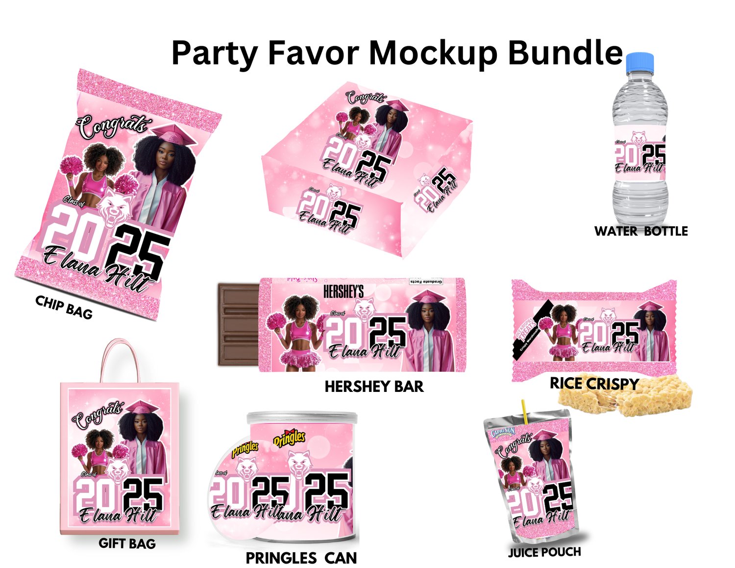Mega Grad Party Favor Bundle(CANVA) - Payhip