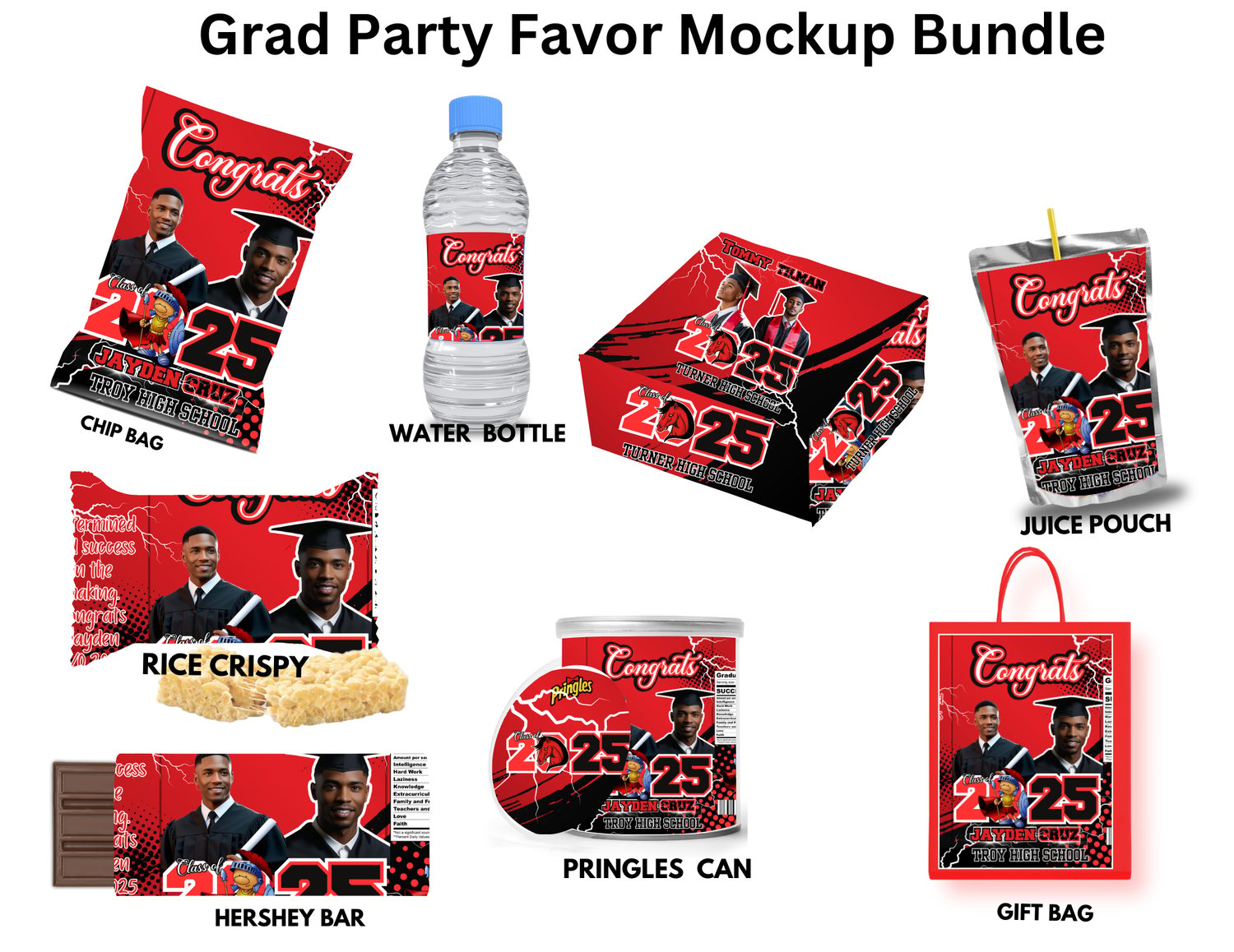 Mega Grad Party Favor Bundle(CANVA) - Payhip