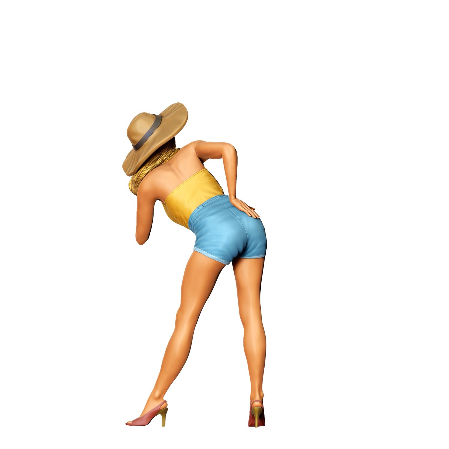 3dp Miniatures, N5 Pin-up girl