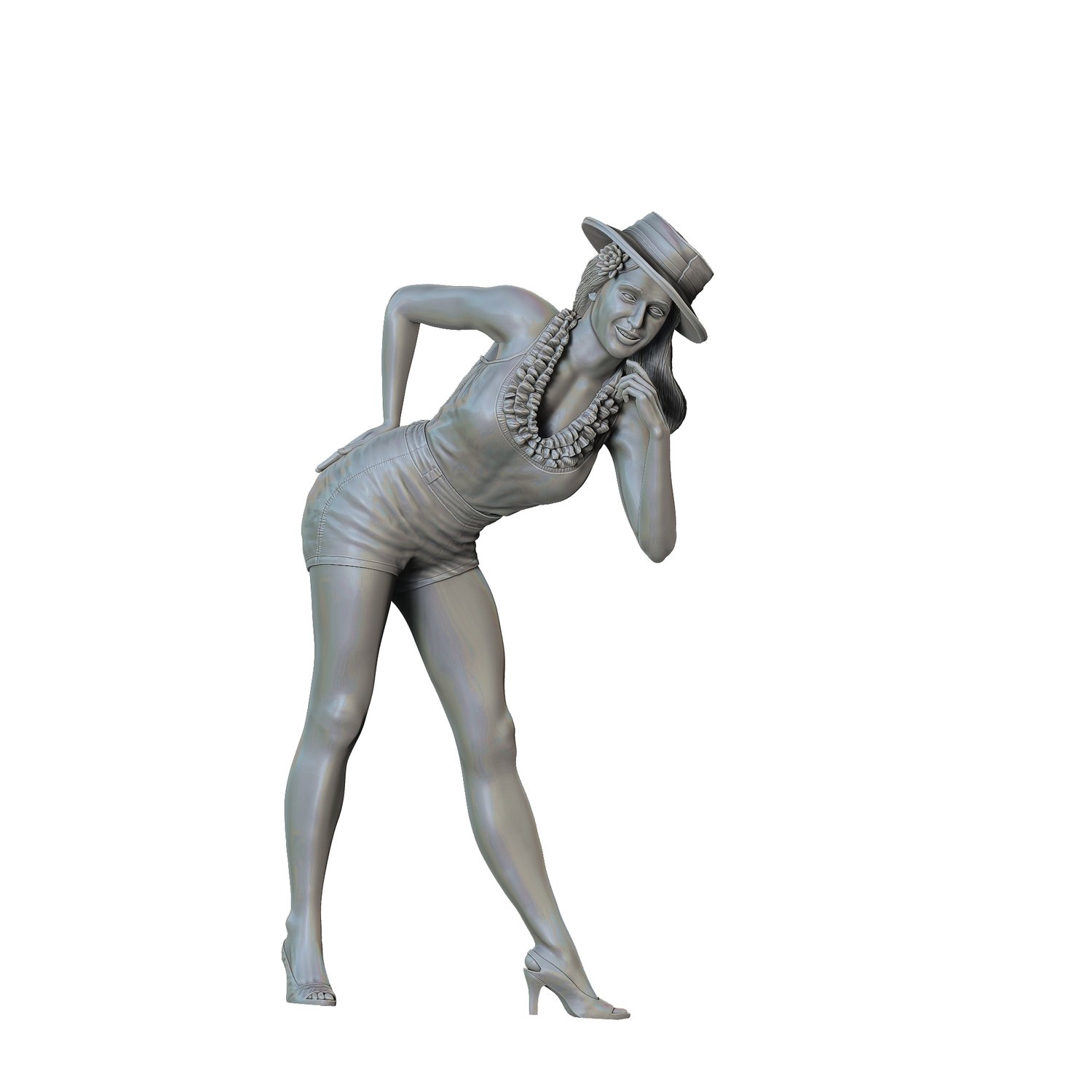 3dp Miniatures, N5 Pin-up girl