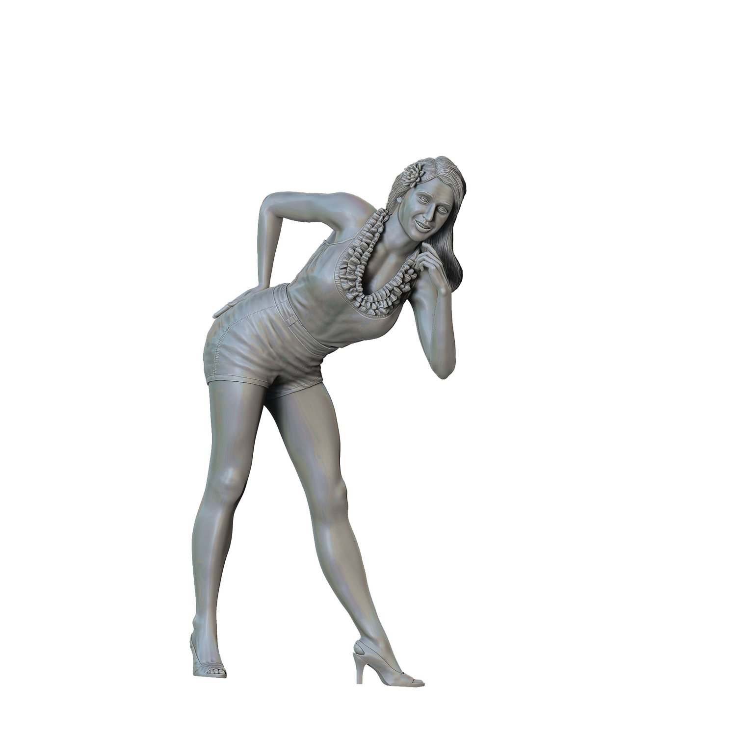 3dp Miniatures, N5 Pin-up girl3dp Miniatures, N5 Pin-up girl
