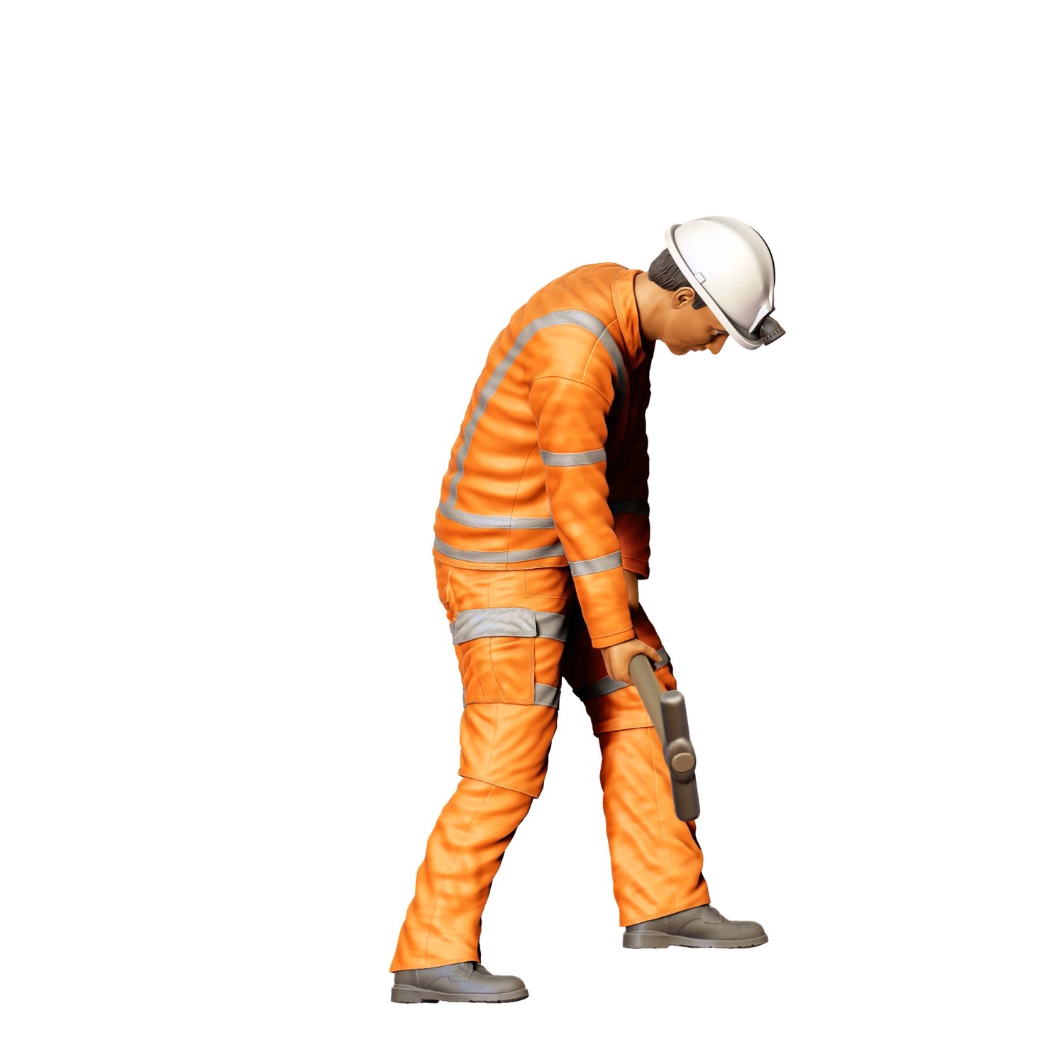 3dp Miniatures, N1 Railway Track Worker